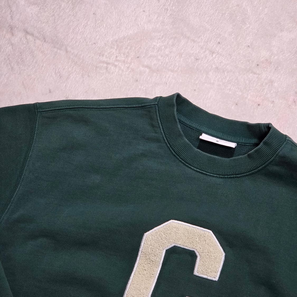 커버낫 그린 C 패치 맨투맨 상품이미지2