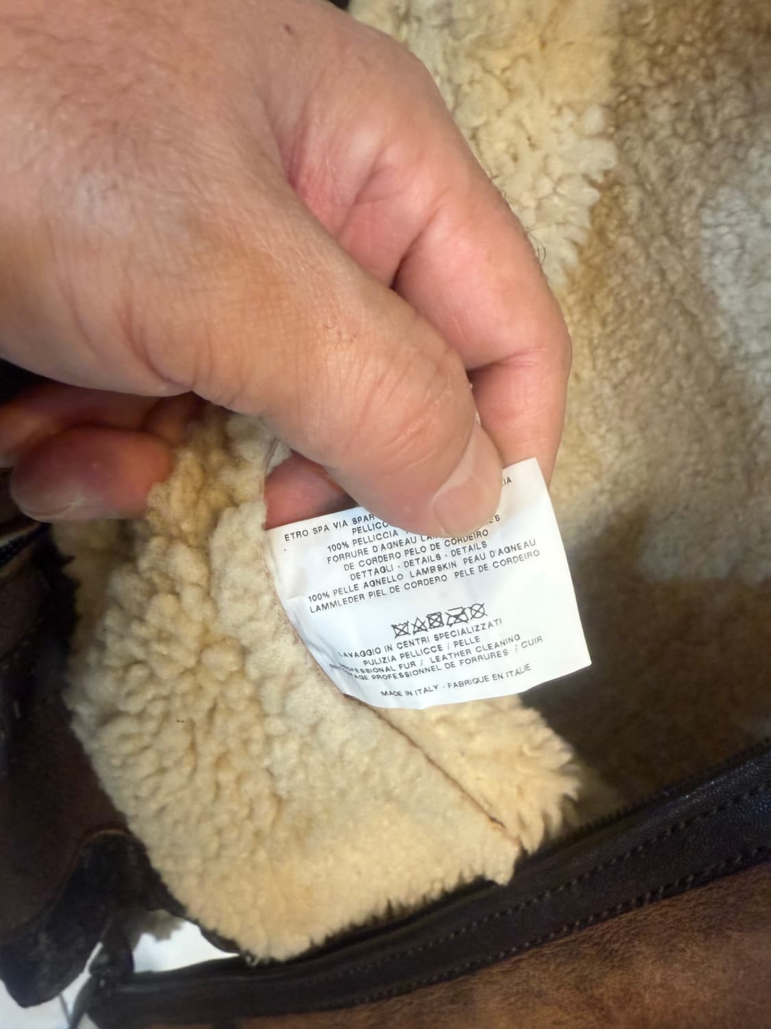 100 정품 에트로 양가죽 무스탕 팝니다 상품이미지5