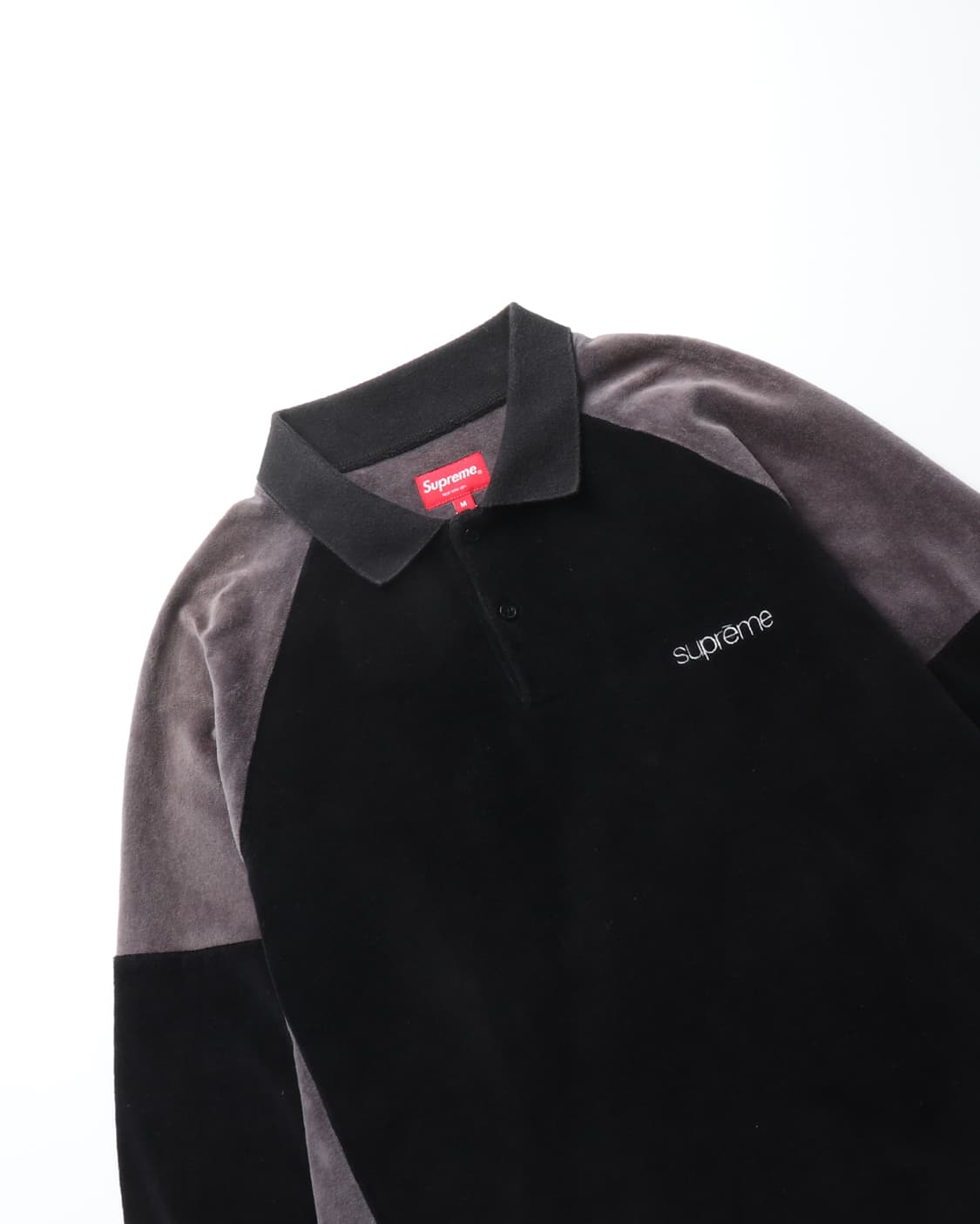 슈프림 SupremePaneled Velour L/S Polo 상품이미지5
