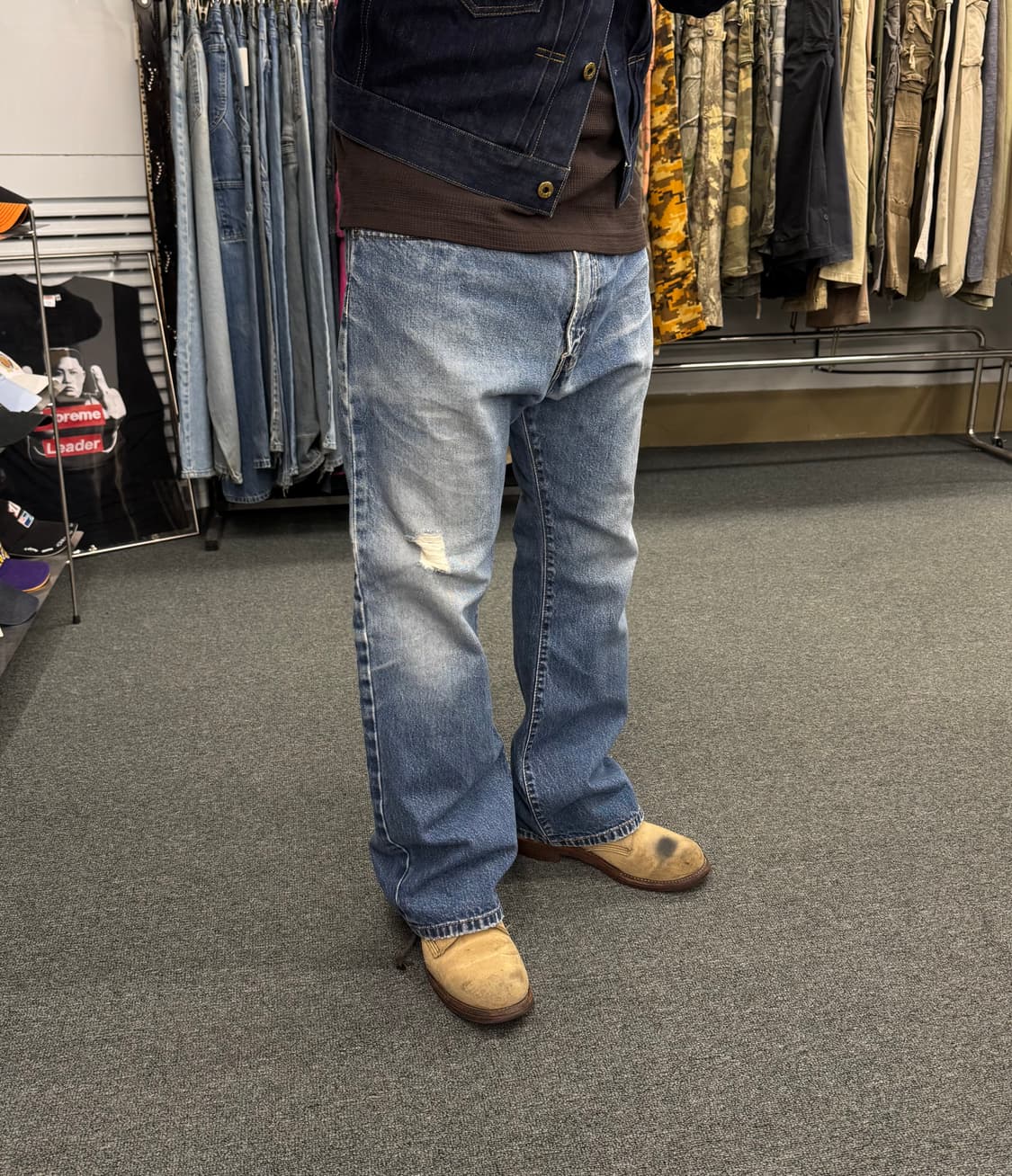38)리바이스 517 빈티지 중청 부츠컷 데님팬츠 상품이미지1
