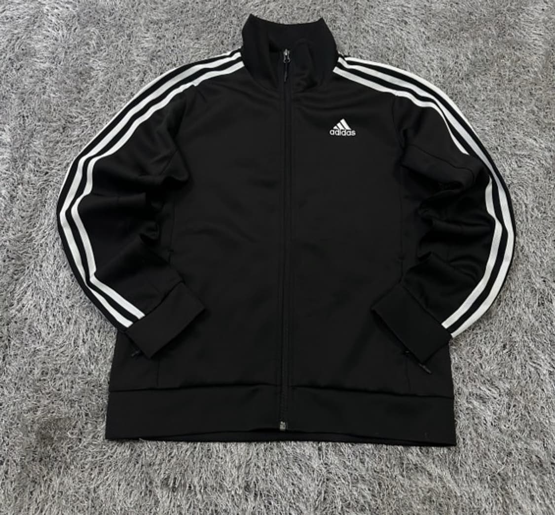 아디다스 블랙 검흰 트랙탑 져지집업 95/M 상품이미지1