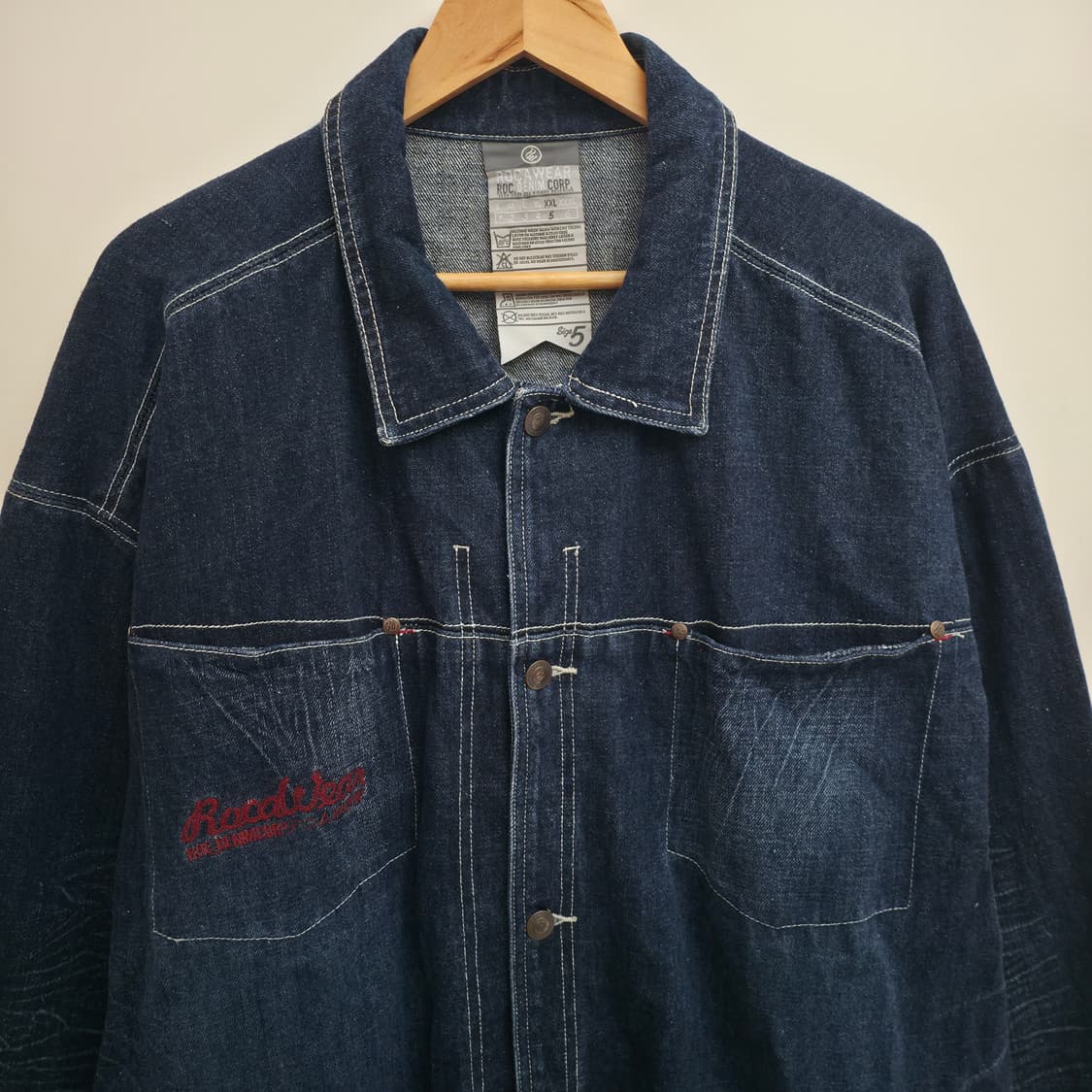 [XXL] 로카 웨어 ROCAEEAR 데님 초어 자켓 상품이미지2