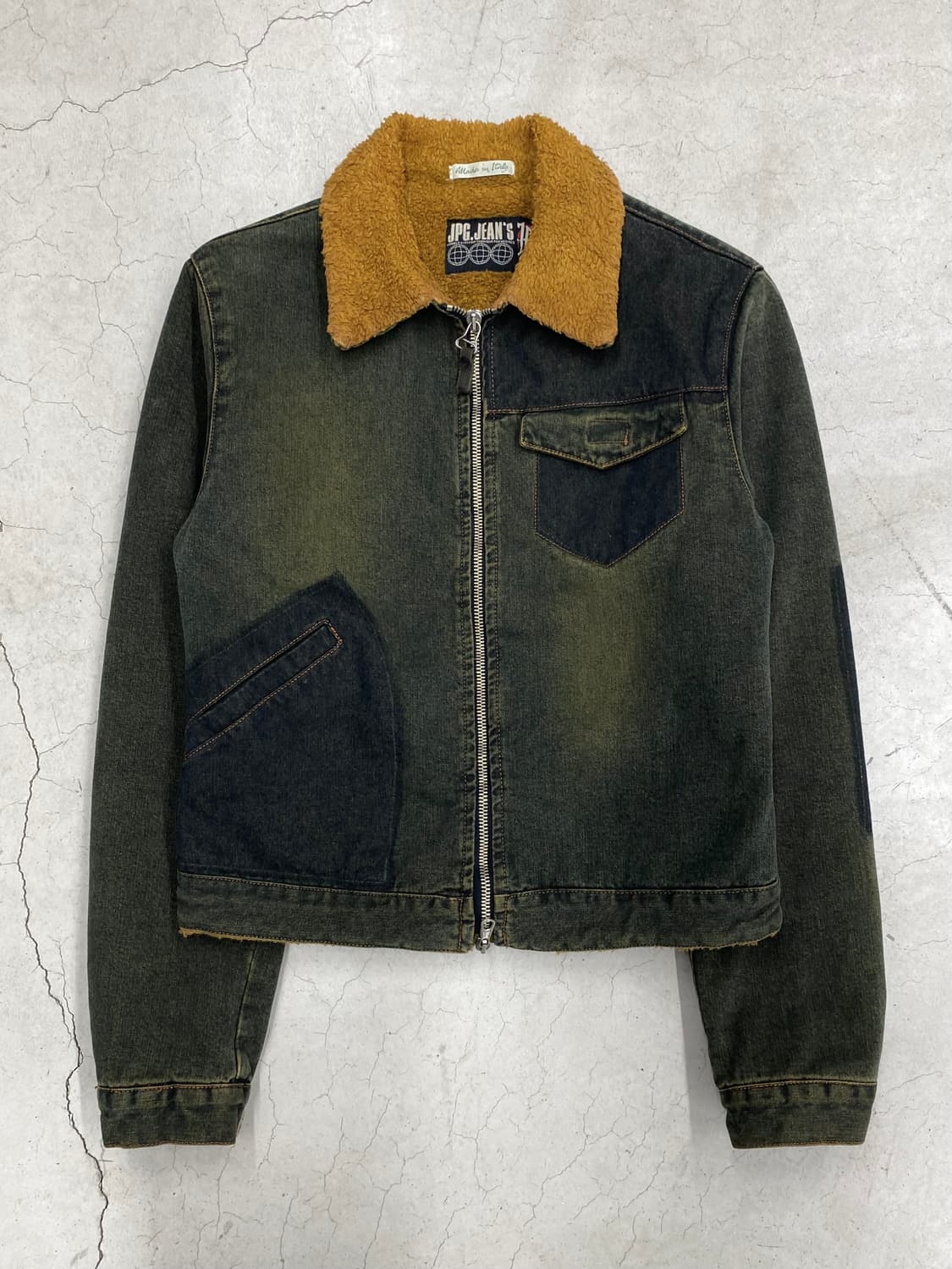 장폴고티에 00s JPG 플리스 데님 자켓 상품이미지4