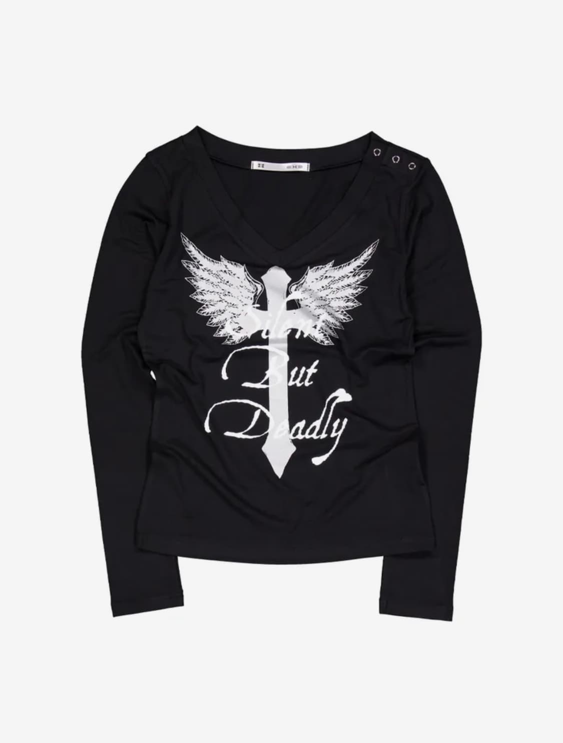 setupexe V-NECK CROSS TOP 셋업이엑스이 크로스탑 상품이미지1