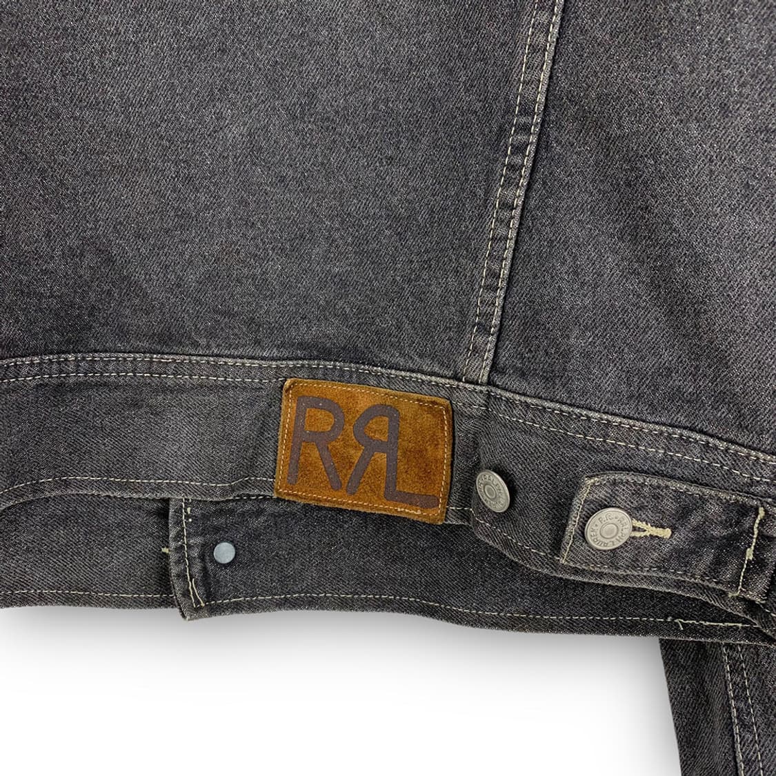 RRL 흑청 데님 트러커 자켓 상품이미지5