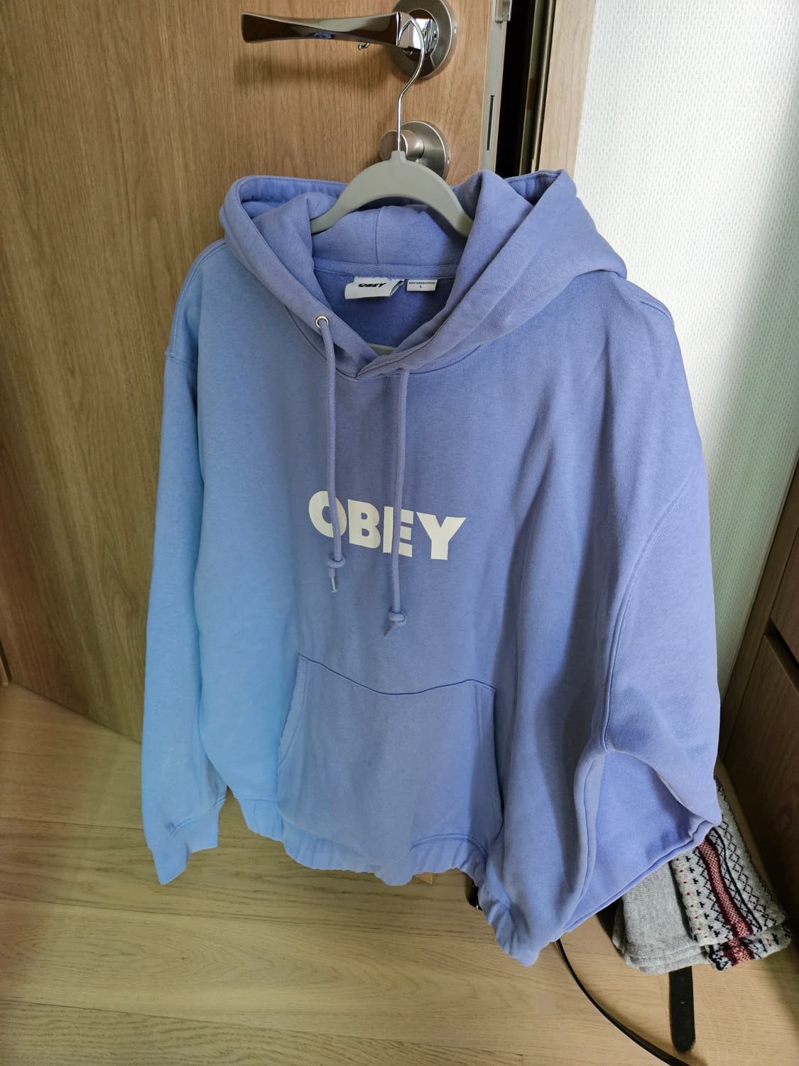 오베이 기모 후드 상품이미지1
