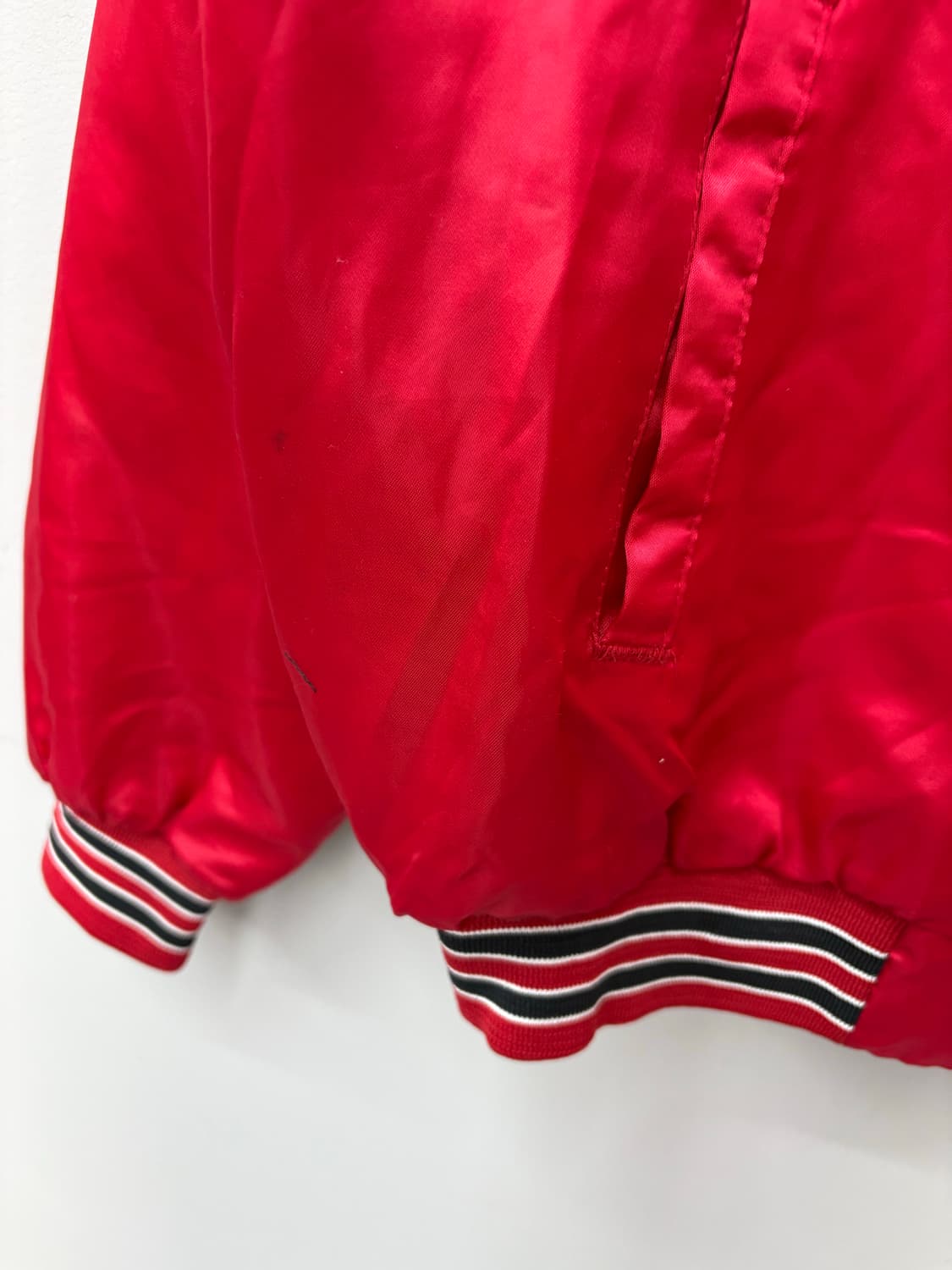 90s 시카고불스 빈티지 새틴 자켓 A2762 상품이미지4