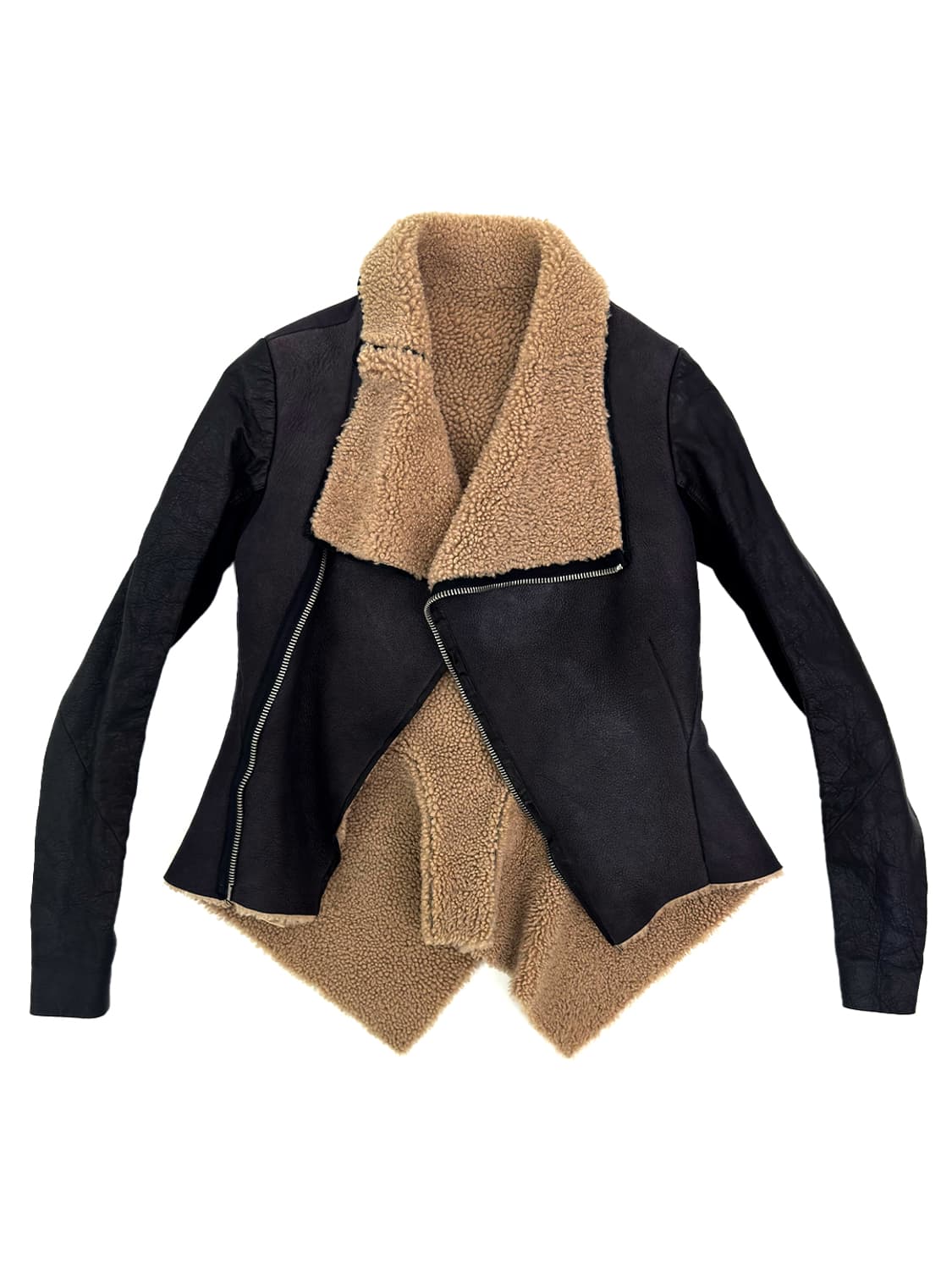 Rick Owens  Shearling Biker Jacket/ 38 상품이미지3