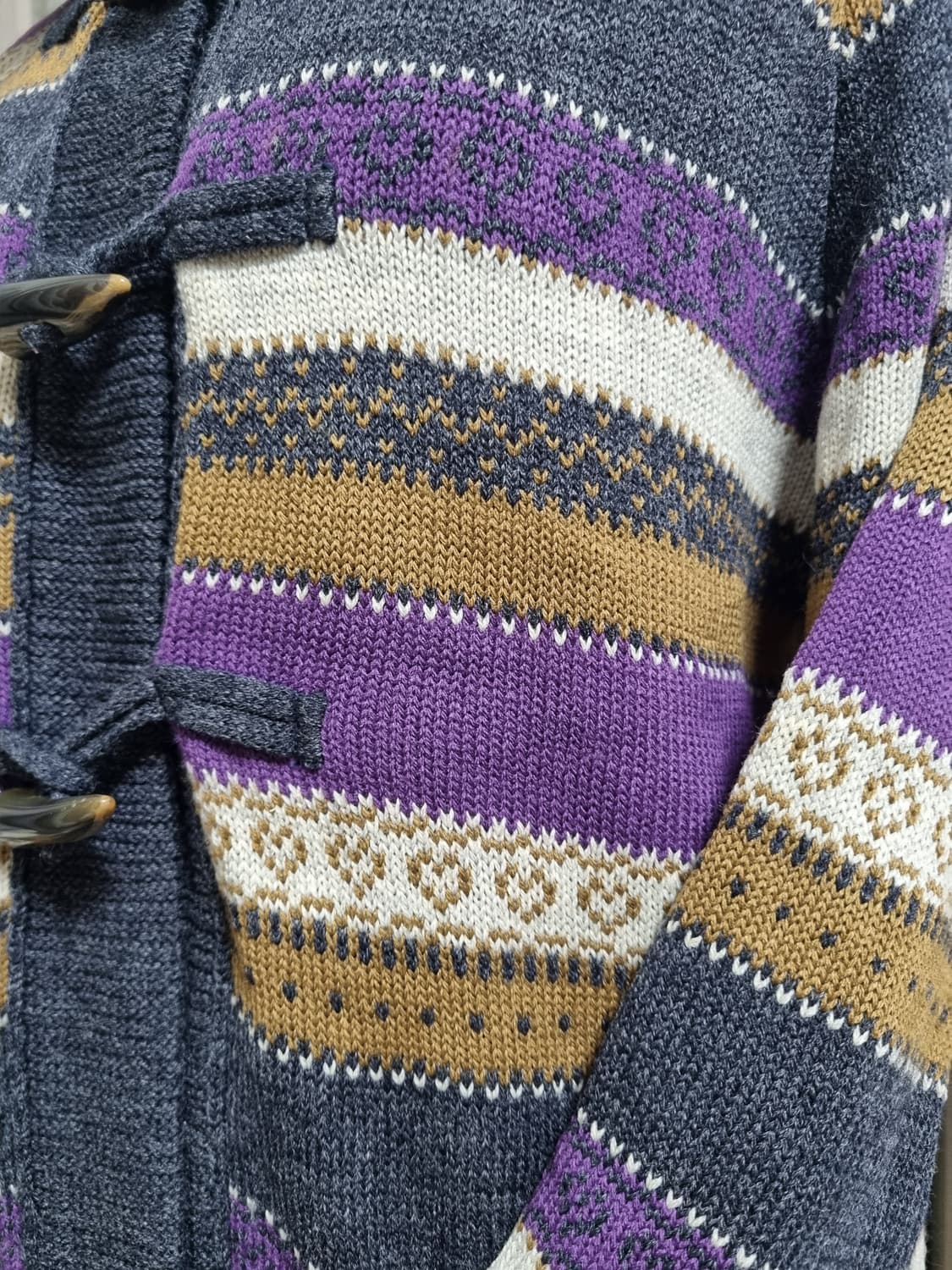 슈슈룬st 하구미 모리 후드 니트 가디건 상품이미지5