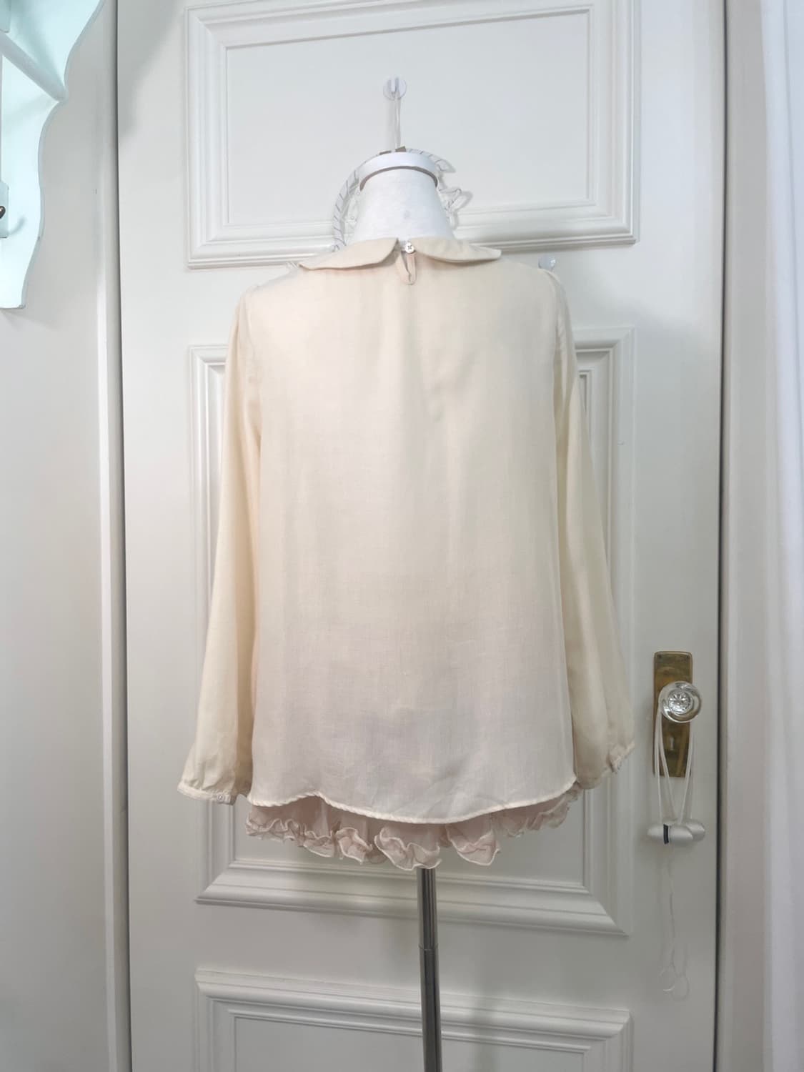EHKA SOPO butter lace trim collar blouse 상품이미지3