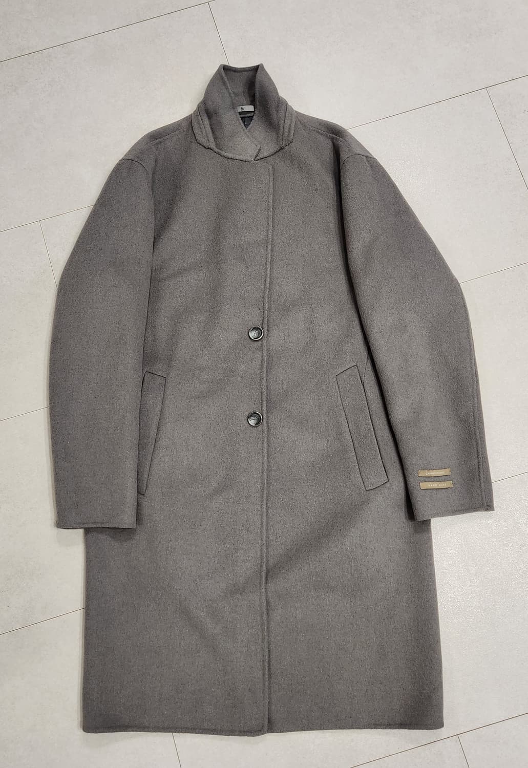 프로젝트엠. 캐시미어블랜디드핸드메이드코트 상품이미지10
