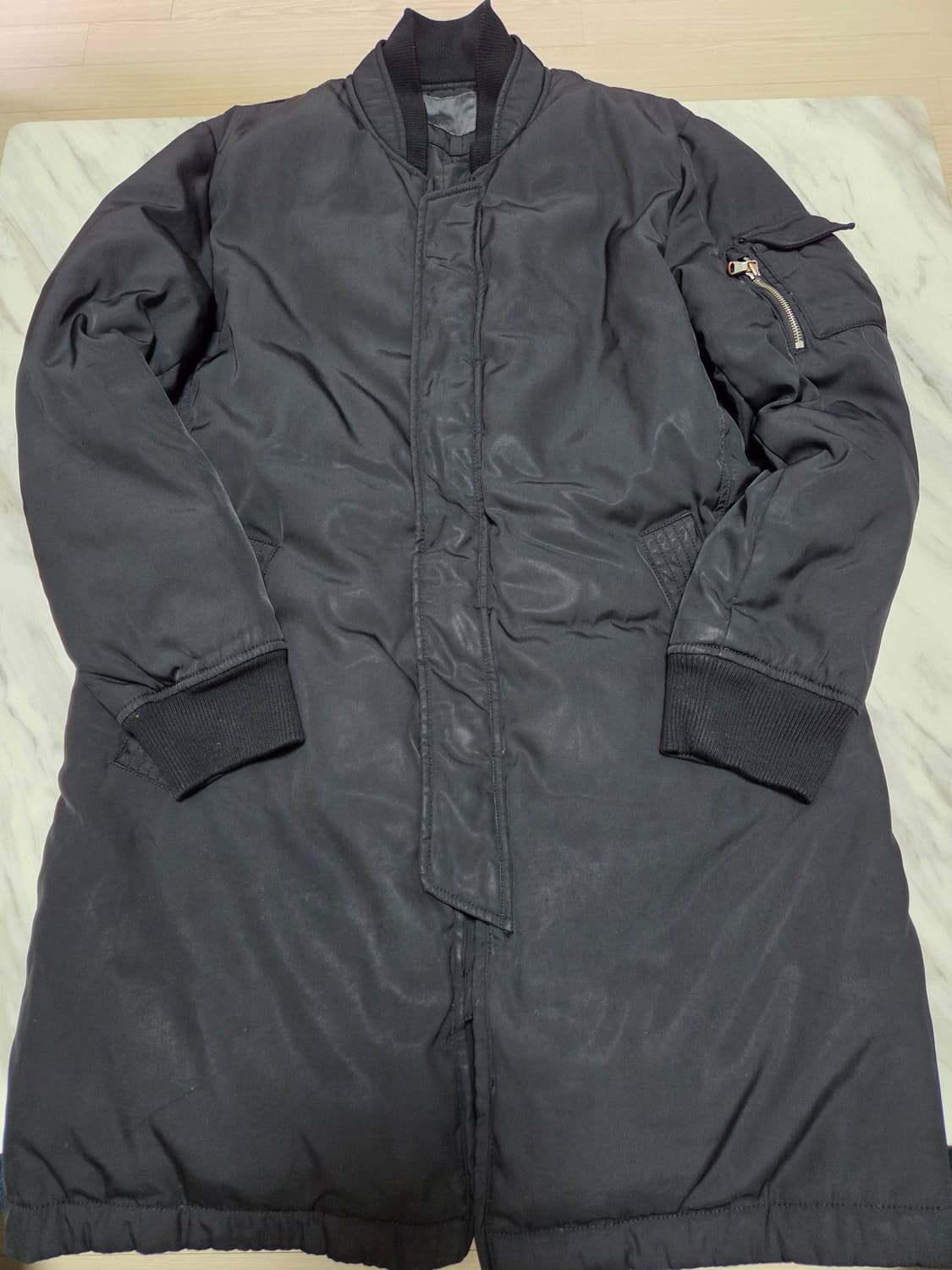 앤드지 덕다운 롱 항공자켓 상품이미지1