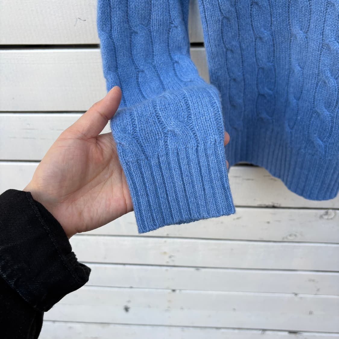 Polo 폴로 울 캐시미어 케이블 꽈배기 니트 상품이미지6