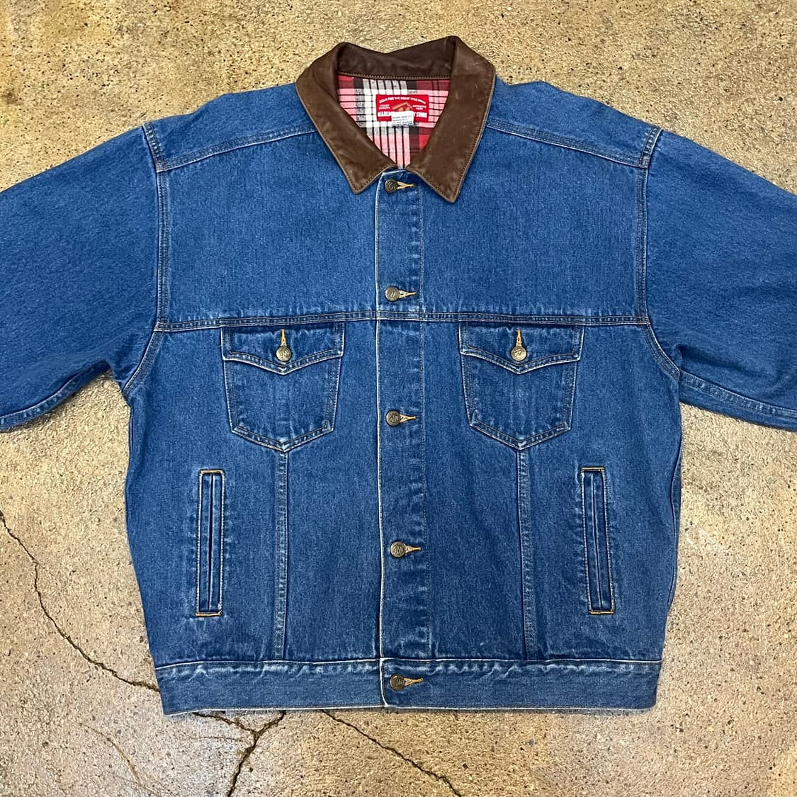 레어 90s USA 말보로 청자켓 데님자켓 상품이미지2