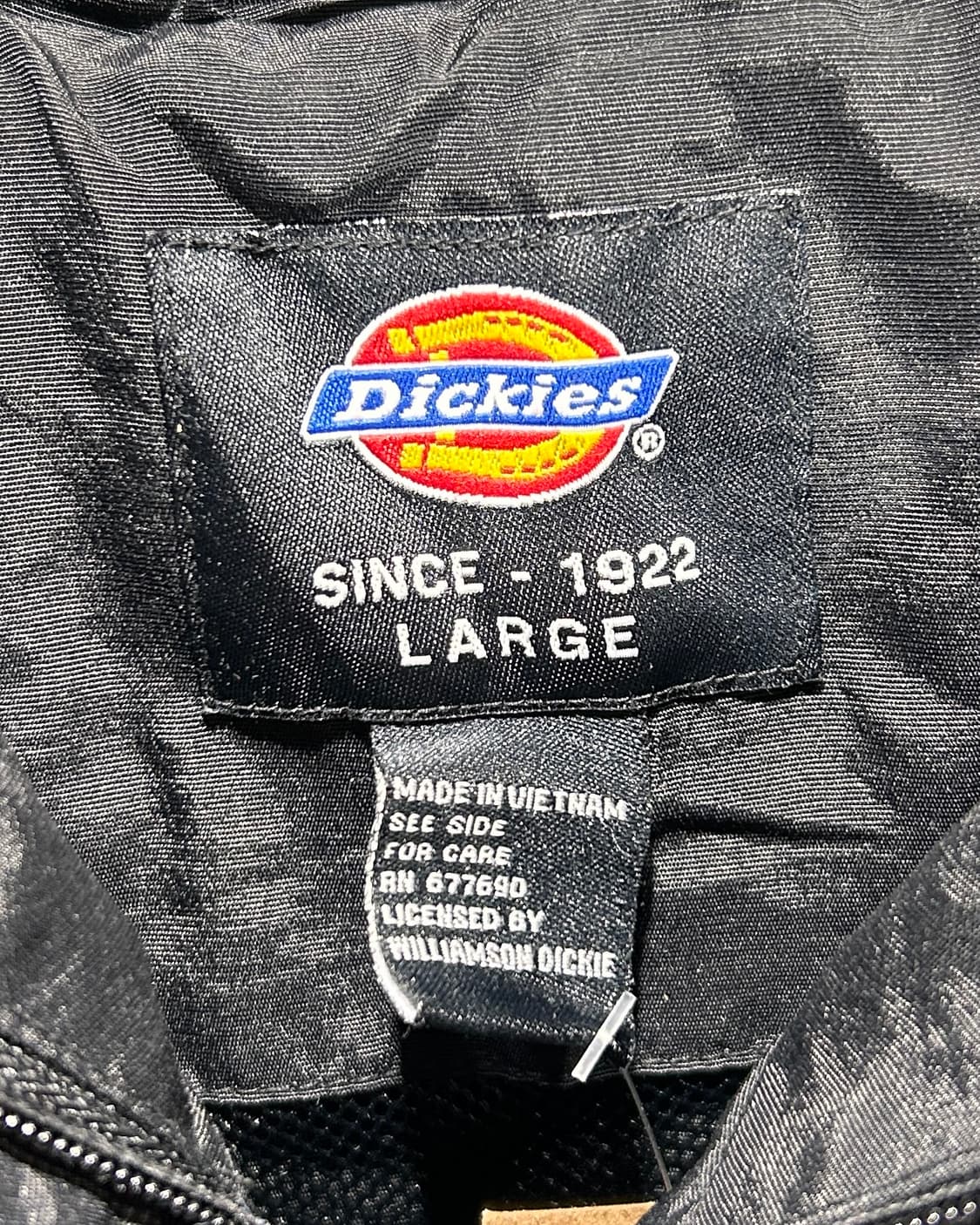 L 디키즈 심볼로고 블랙 후디 바람막이 상품이미지5