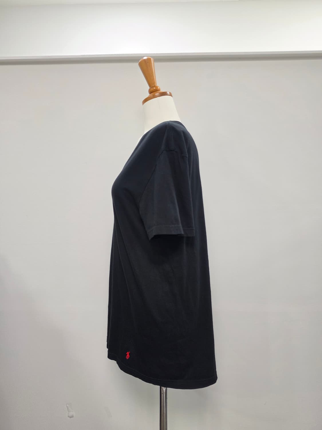 폴로 블랙 V넥 반팔 티셔츠 M 상품이미지5
