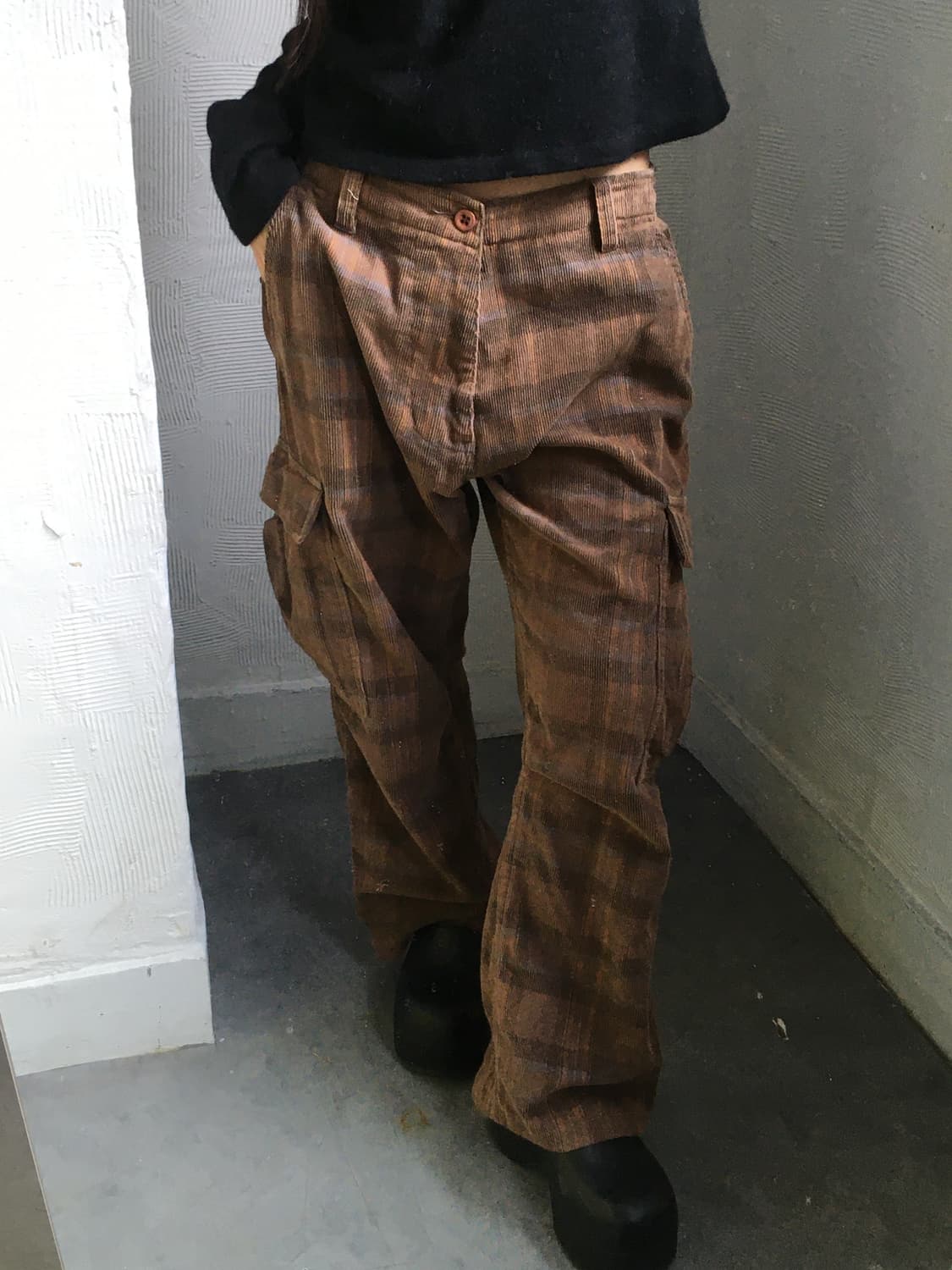 STUSSY 스투시 00‘s 체크 카고 팬츠 상품이미지2