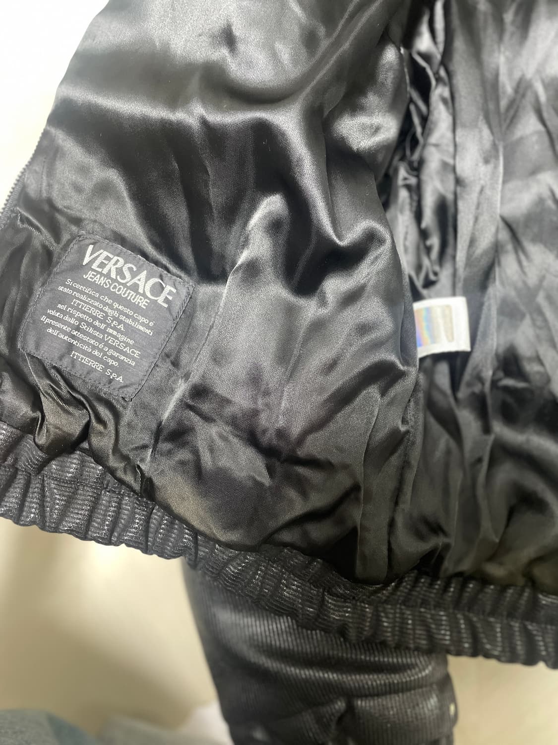 90s 베르사체 진스 꾸뛰르 빈티지 패딩 상품이미지6