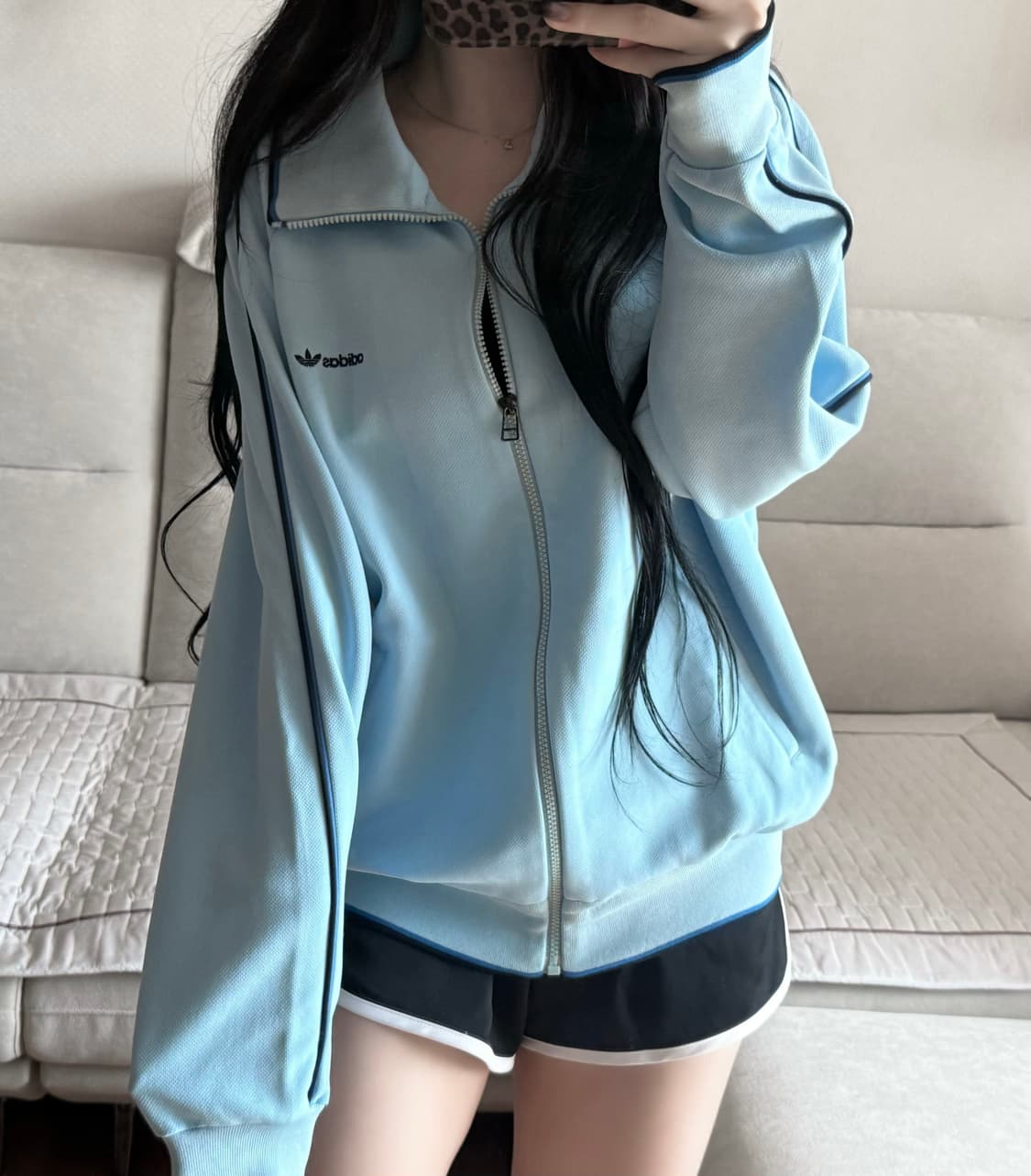 아디다스 서독제 스카이블루 져지 상품이미지1