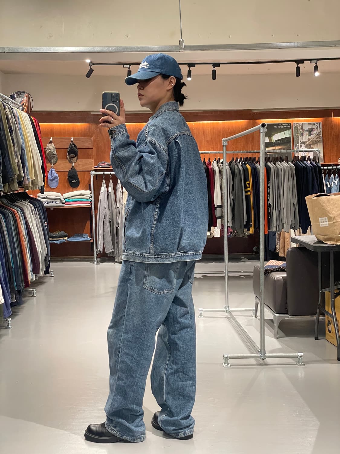 90s 리바이스 오렌지탭 데님 자켓 상품이미지2