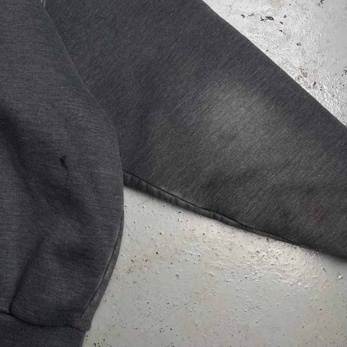 빈티지 칼하트 페이디드 다크그레이 써멀 후드집업 상품이미지4