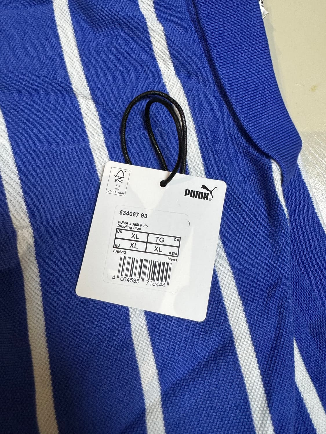 [정품택 제공] 푸마 AMI 콜라보 XL 폴로티 상품이미지7