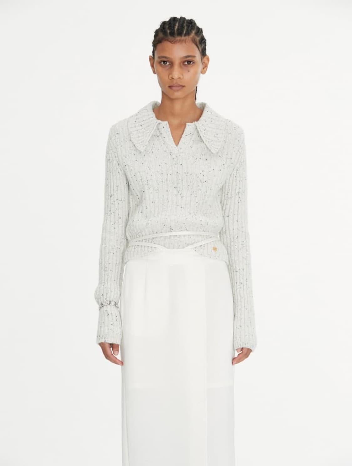 렉토 리사이클링 에코 크롭 니트 xs 판매해요 상품이미지1