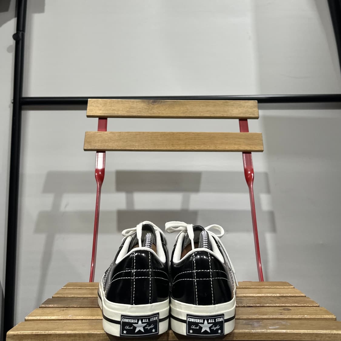 255) 컨버스 운동화 남성 남자 신발 원스타 블랙 스니커즈 상품이미지4