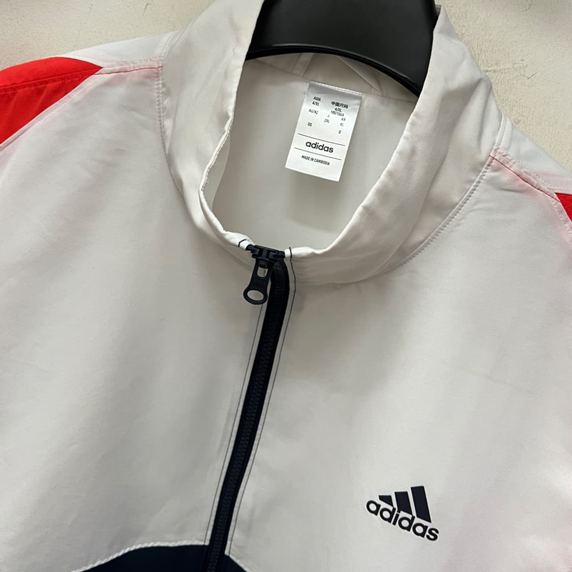 아디다스 IST 컬러블럭 우븐 트랙탑 바람막이 XL 상품이미지3