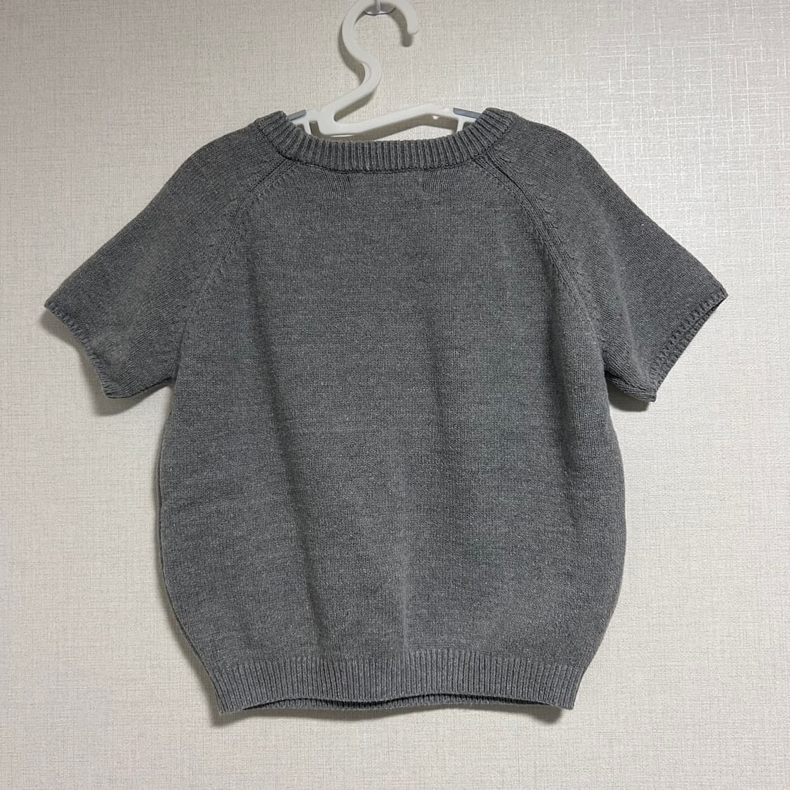 메이비베이비 디어리스트 Terrace 반팔 니트 그레이 상품이미지8