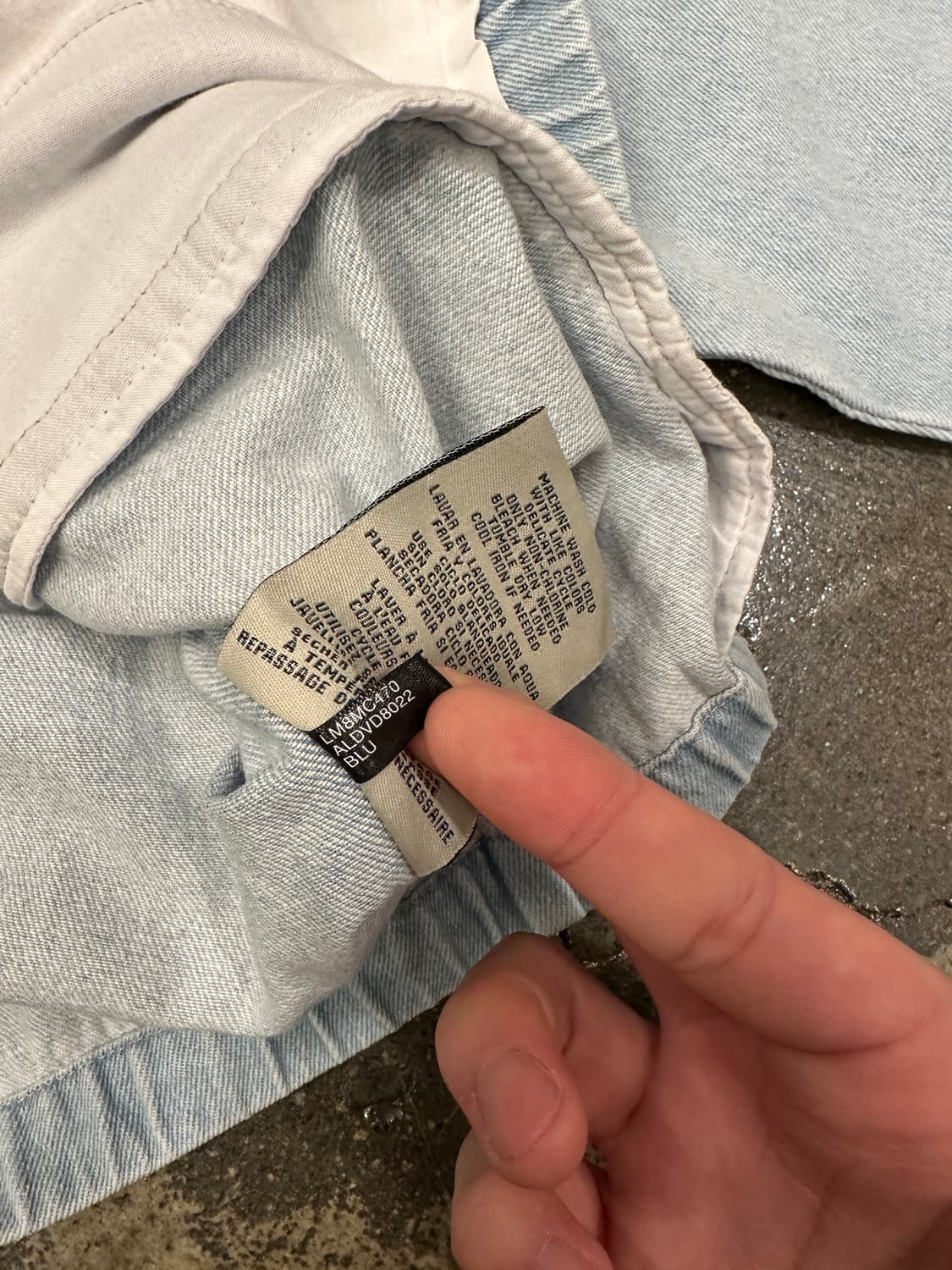 리바이스 아노락 데님 XL 상품이미지8