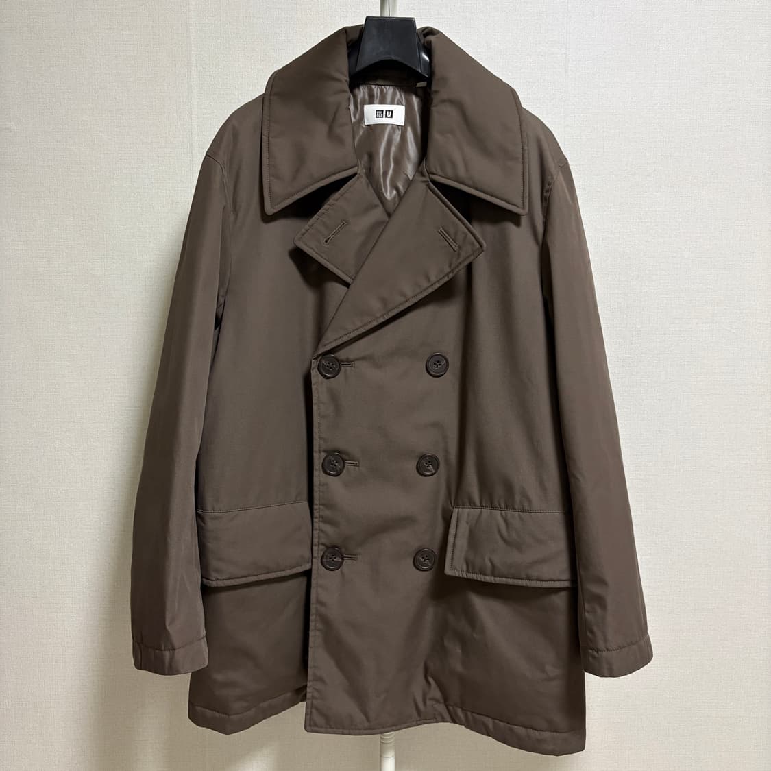 유니클로 U 패디드 피코트 / 브라운, XL 상품이미지1