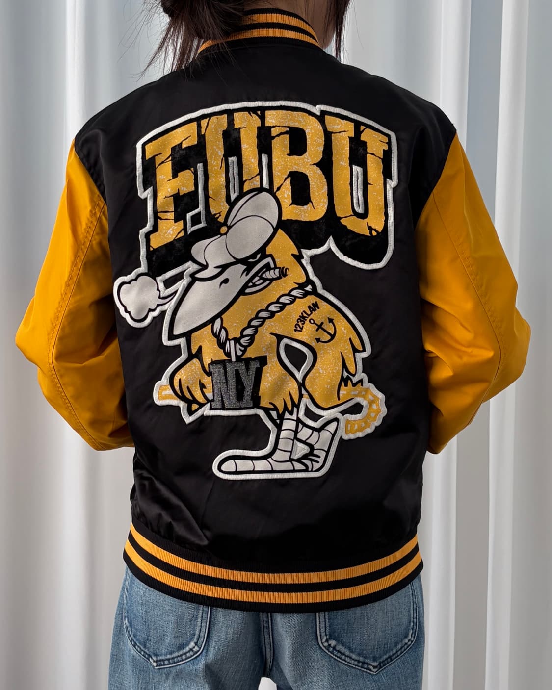 [M]FUBU 후부 올드스쿨 바시티 자켓 상품이미지2