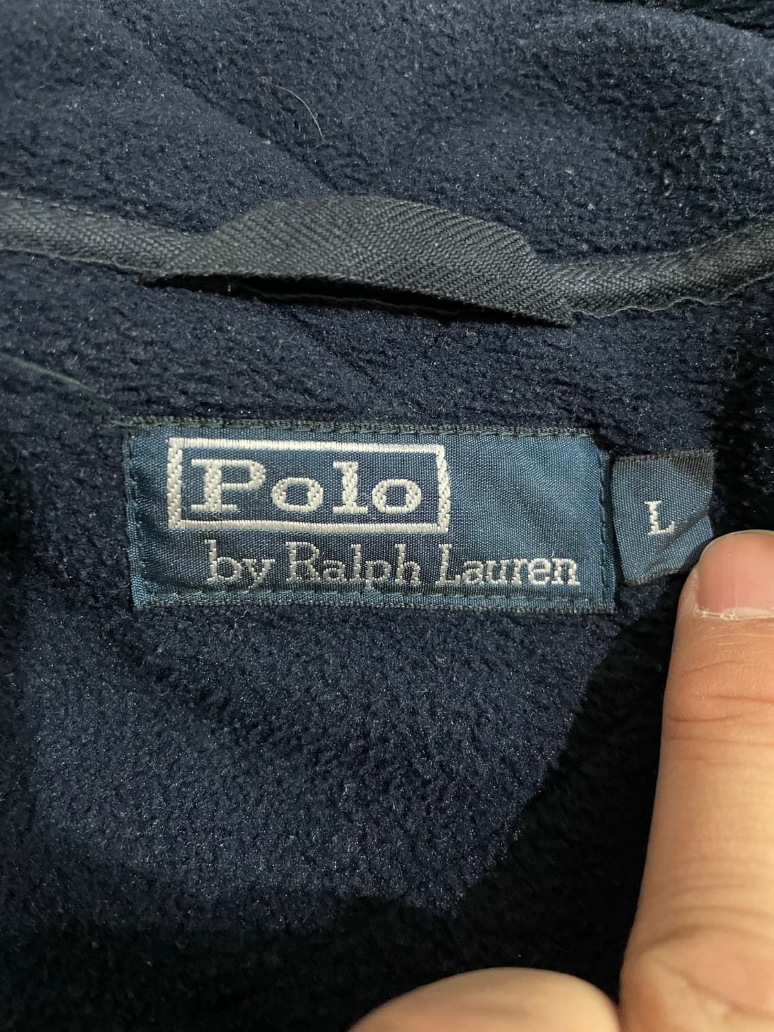 폴로 랄프로렌 퀼팅 자켓 네이비 L 상품이미지4