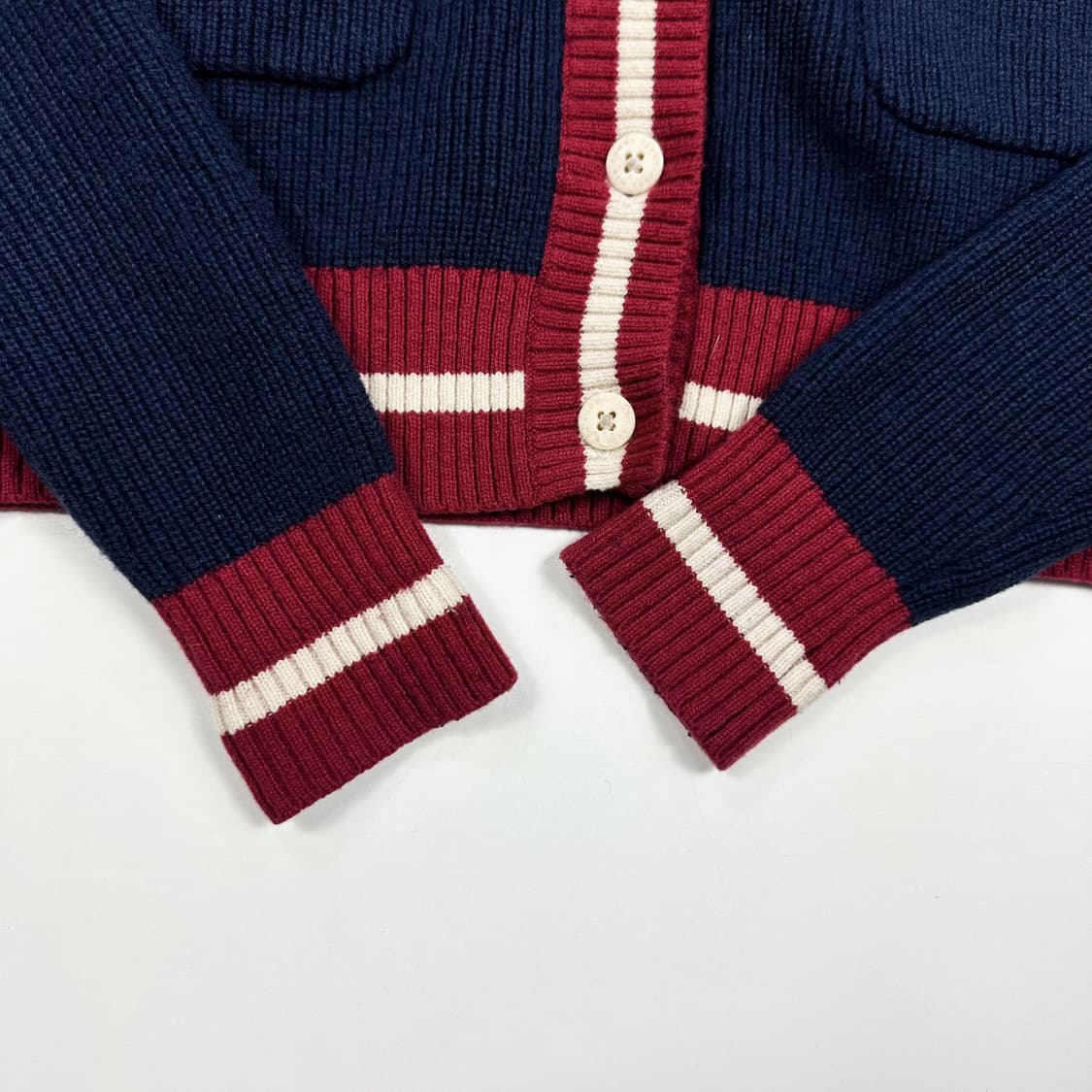 타미힐피거 플래그 네이비 니트 가디건 (XS 여성추천) 상품이미지4