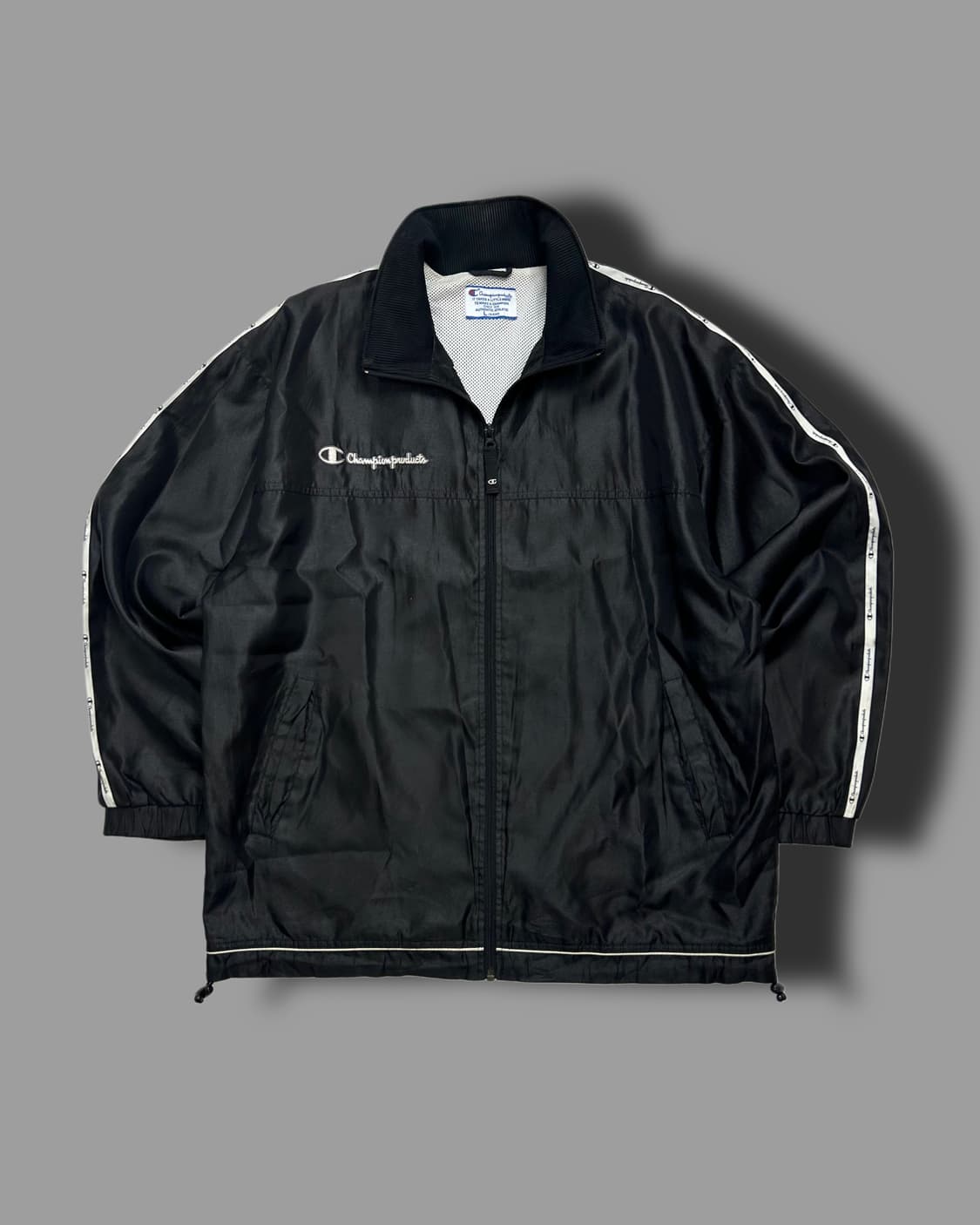 챔피온 일제 블랙 바람막이 L 상품이미지4