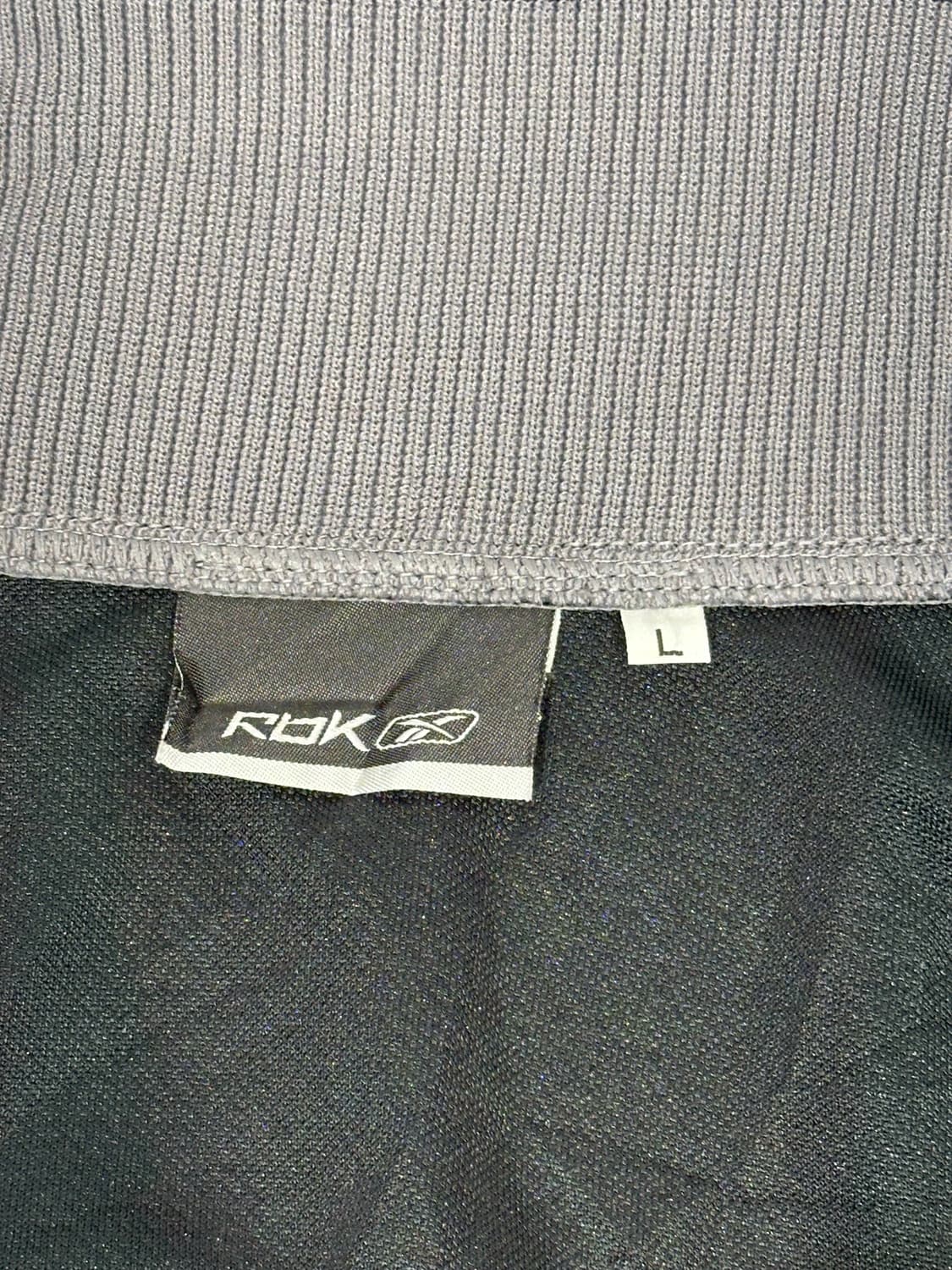 리복 블랙 로고 트랙탑 져지 L 상품이미지7