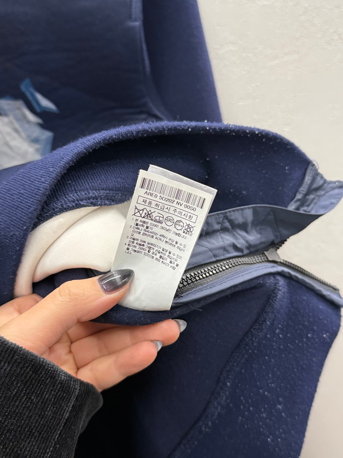 알레그리 네오프랜 네이비 패턴 맨투맨 S 상품이미지6