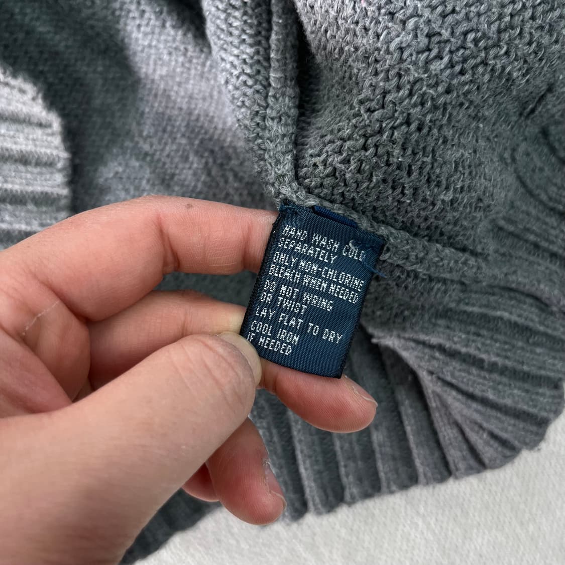 95 폴로랄프로렌 그레이 코튼 니트 상품이미지6