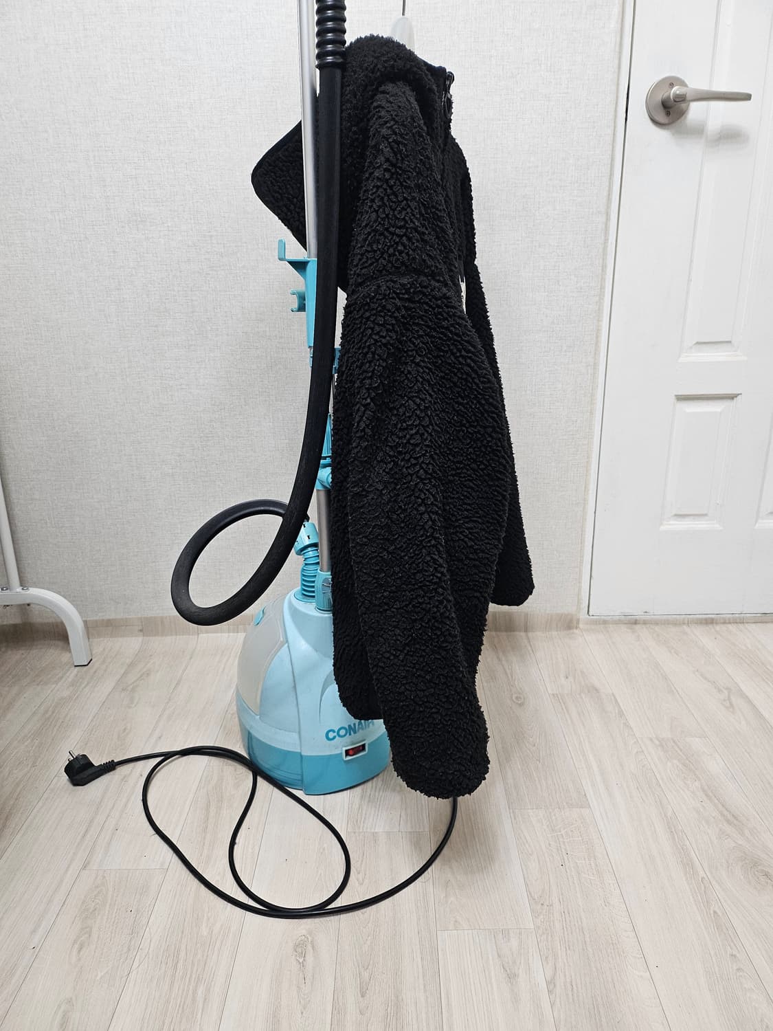 (100~105)L ☆초대장급☆라이프워크[블랙] 빅자수 쉐르파후리스점퍼 상품이미지5