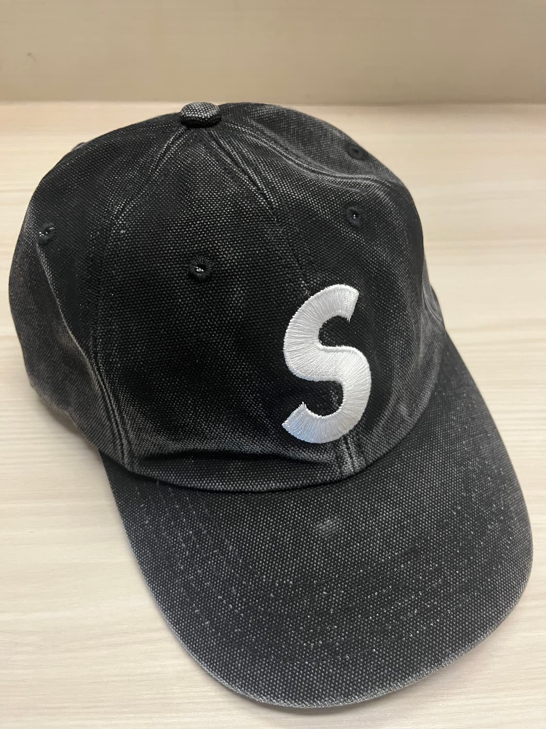 슈프림 피그먼트 S로고 블랙 상품이미지1
