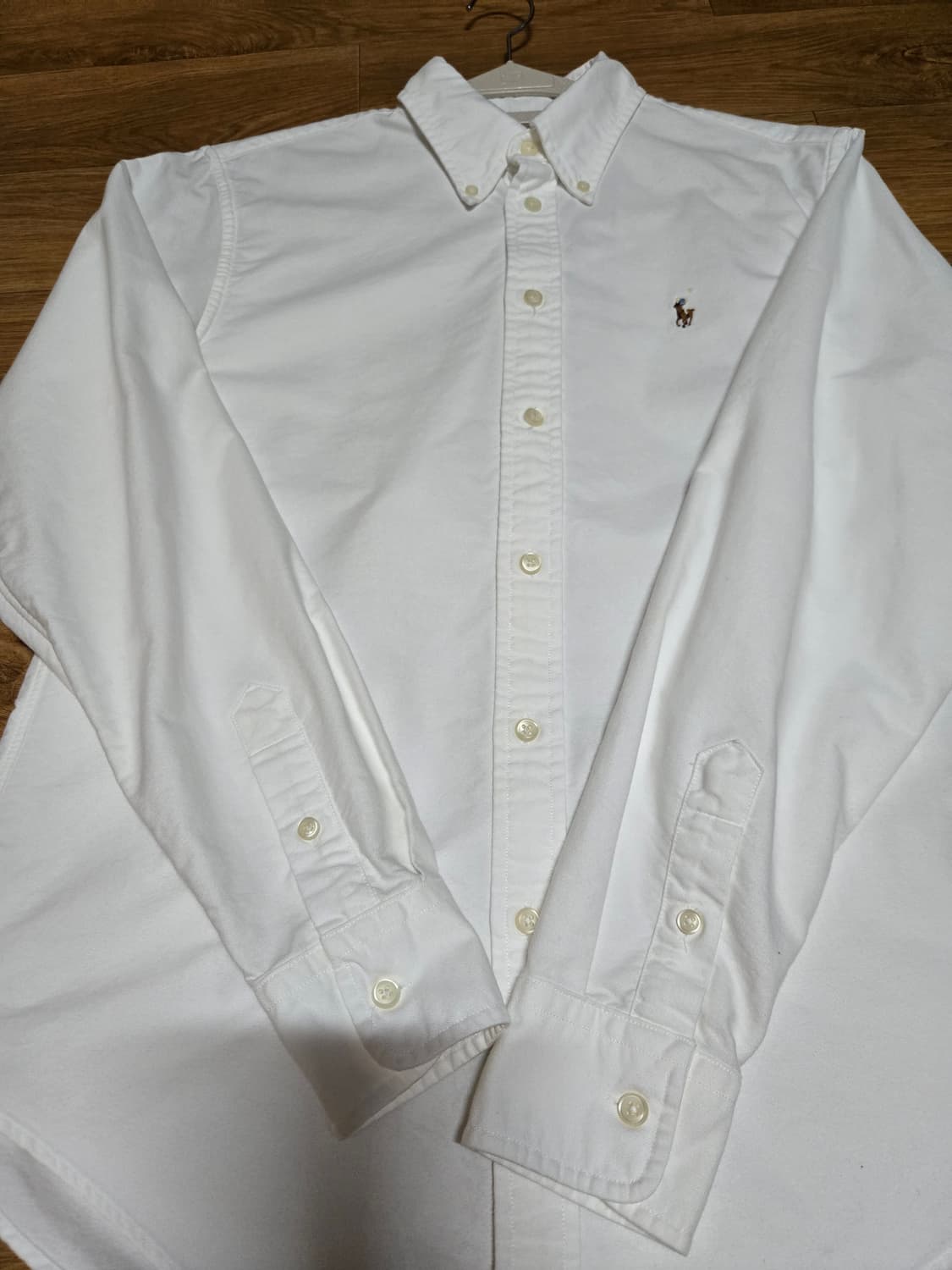 폴로 랄프로렌 정품 여성 화이트 옥스포드 셔츠 상품이미지6