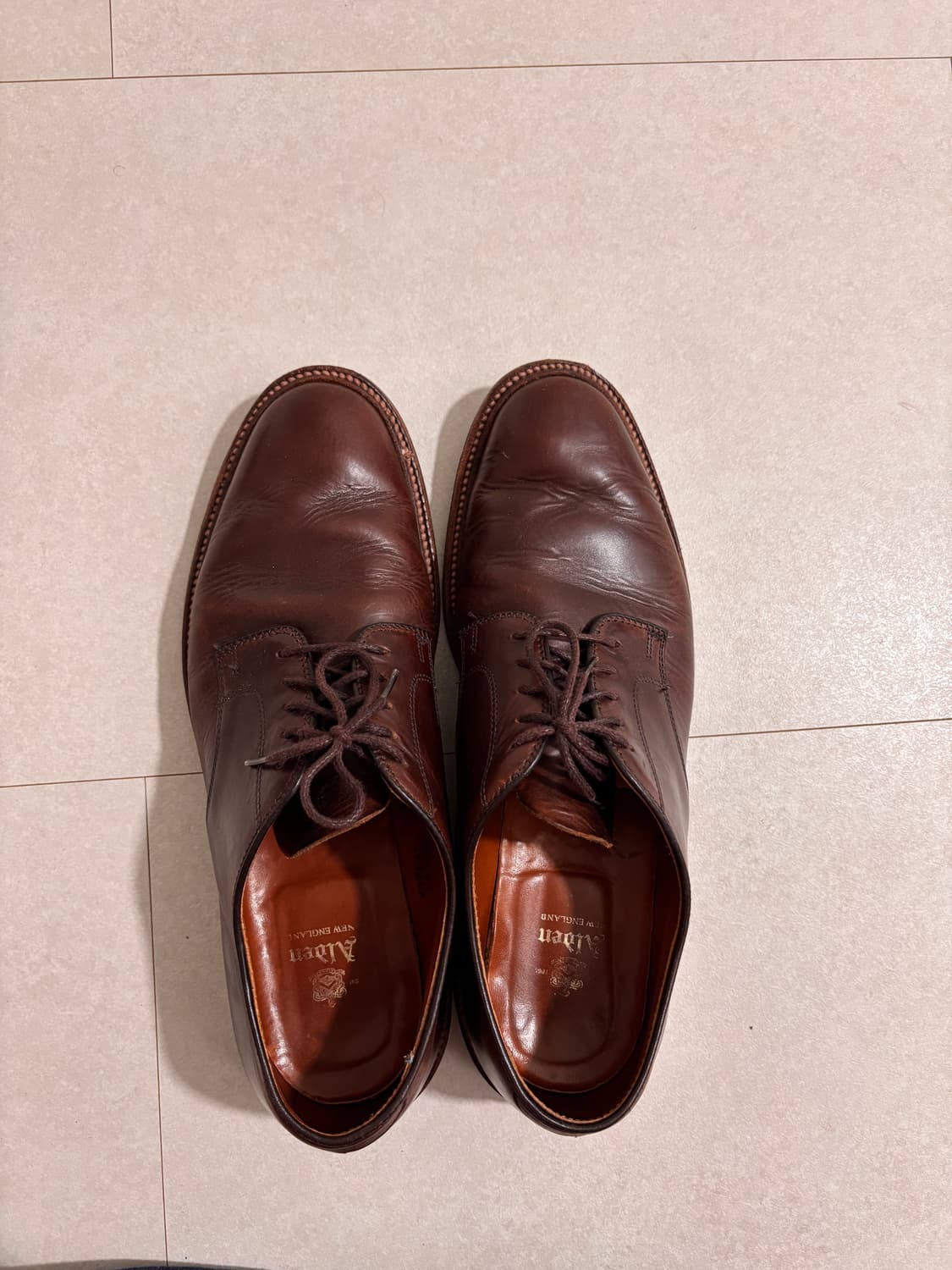 시간이 만든 깊은 주름, Alden x J.Crew 29364F 10.5 상품이미지3