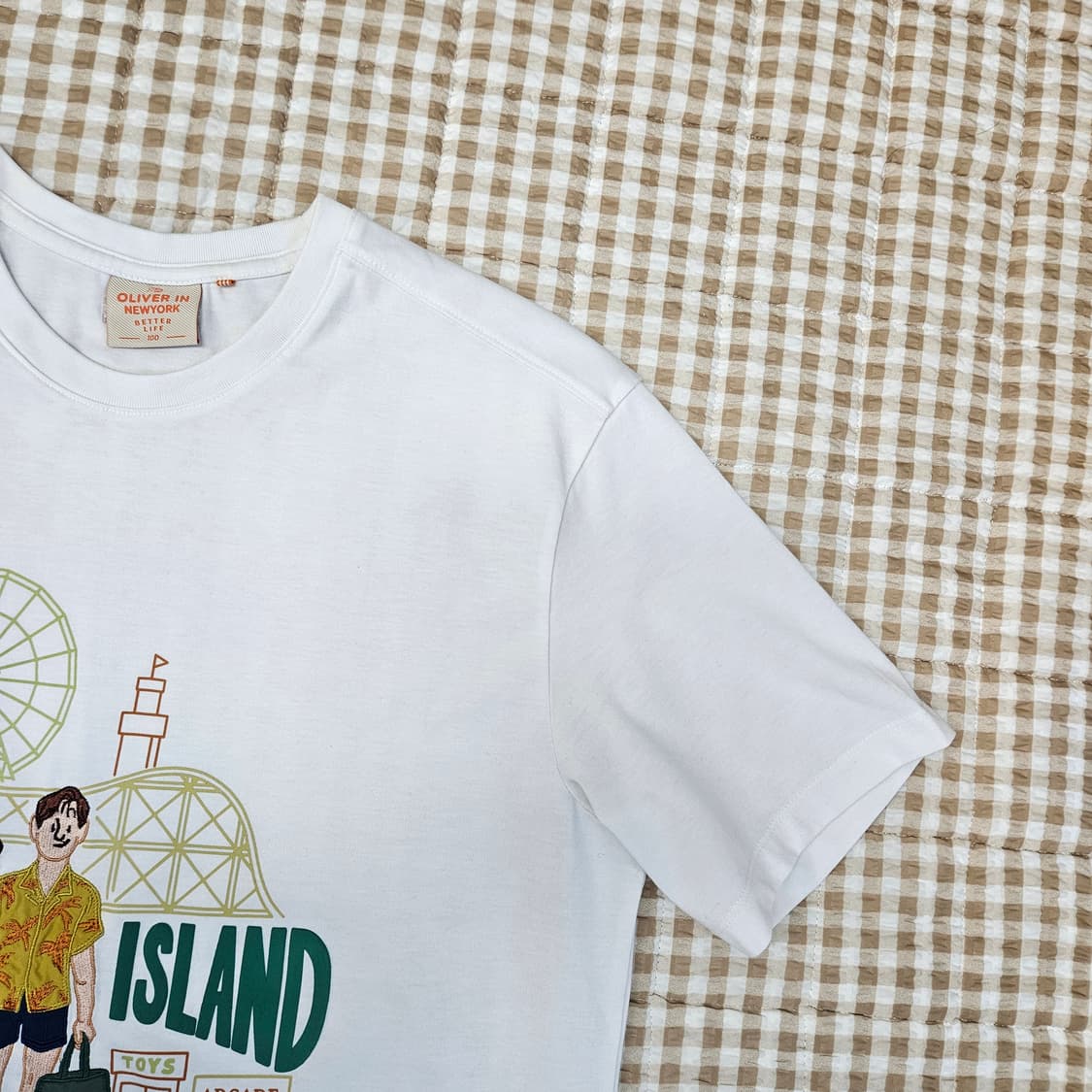 올젠 반소매 면티 남자100 상품이미지3