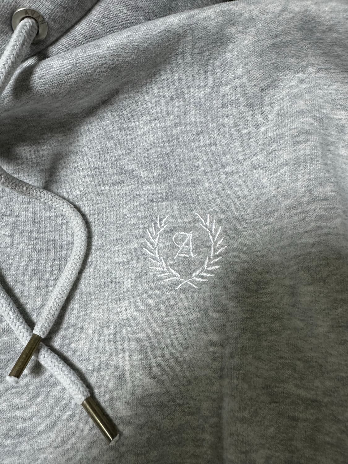 어반드레스 회색 후드티 상품이미지4