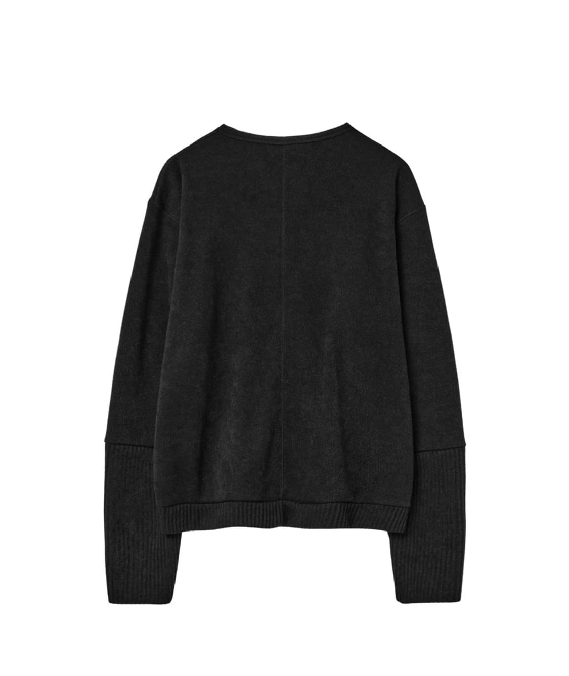 해칭룸 레이어 가디건 애쉬 블랙 상품이미지2