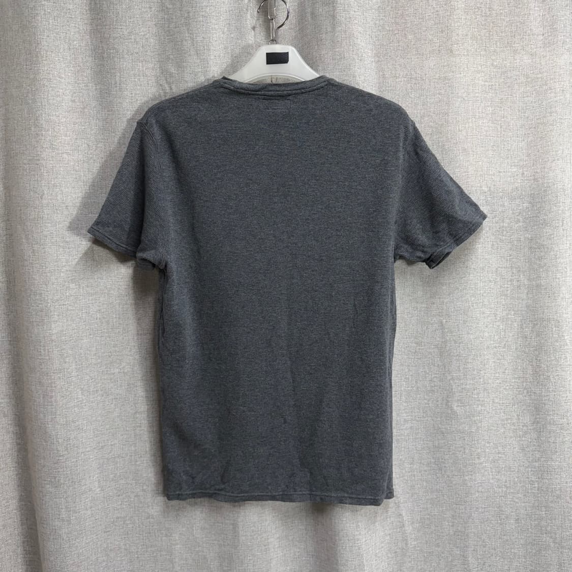 [L] 폴로 랄프로렌 차콜 면 반팔 라운드 티셔츠 상품이미지4