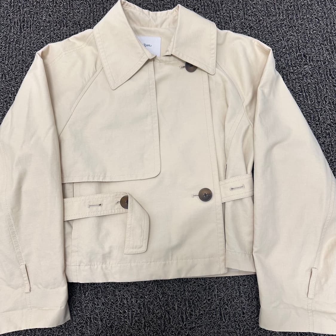 Roem 로엠 여성 트렌치 자켓 아이보리 S 상품이미지3