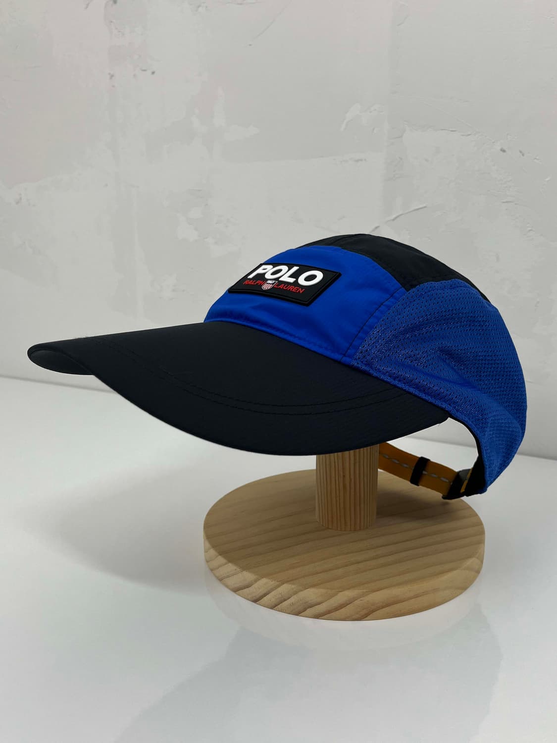 폴로 랄프로렌 블랙 로얄네이비 5패널 롱빌캡 볼캡 모자 상품이미지1