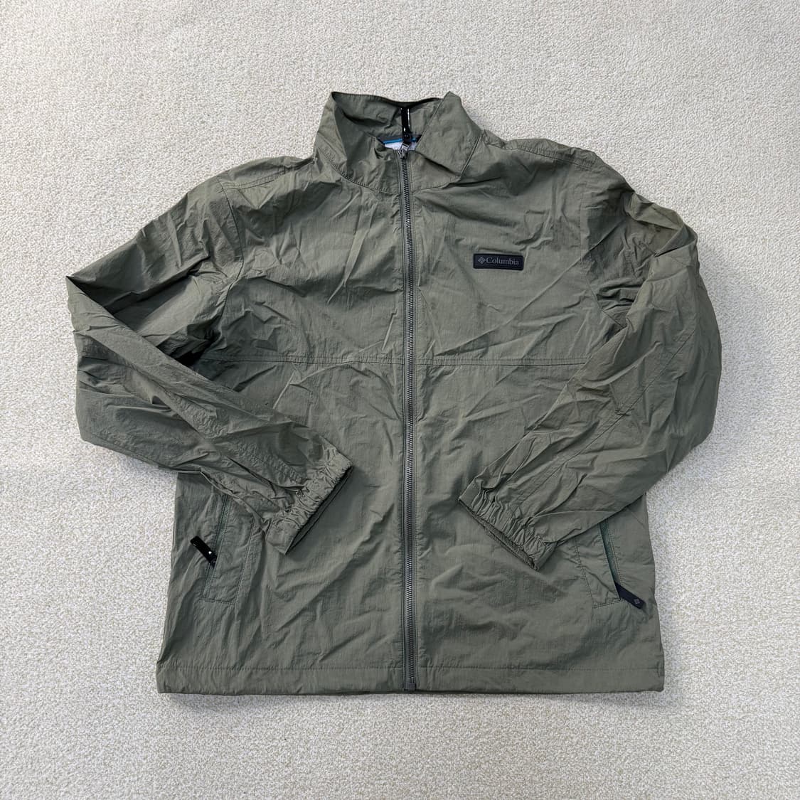 XL 컬럼비아 카키 바람막이 자켓 0120T 상품이미지1